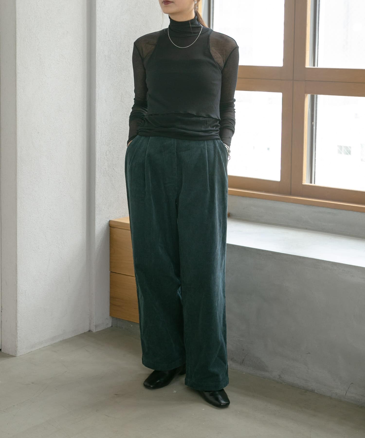 身長：163cm サイズ：XS
