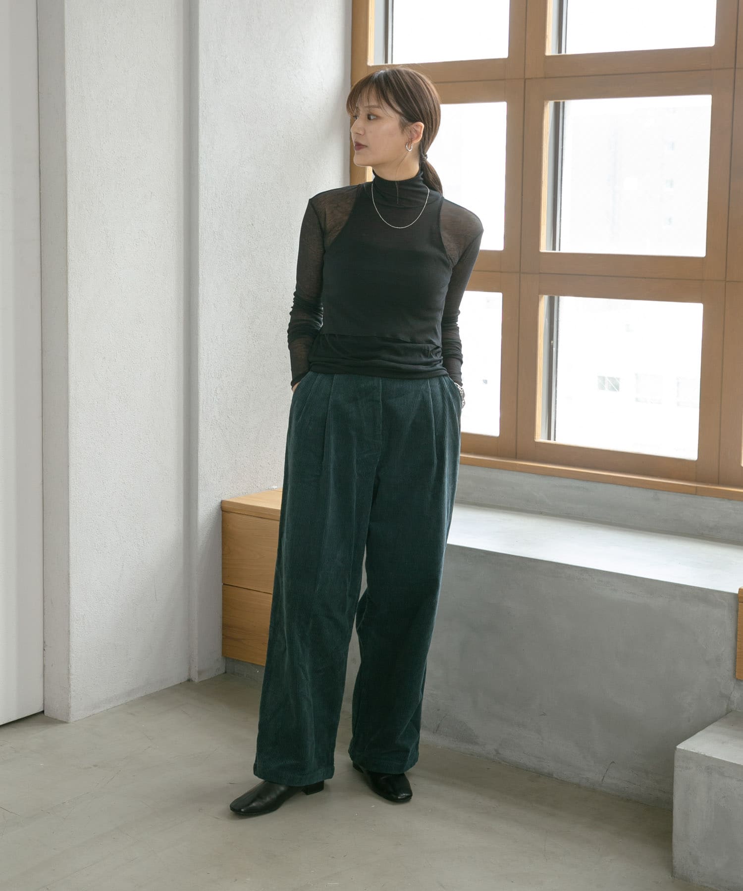 身長：163cm サイズ：XS
