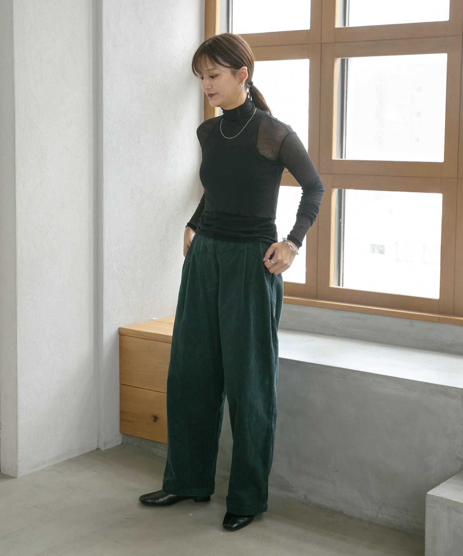 身長：163cm サイズ：XS