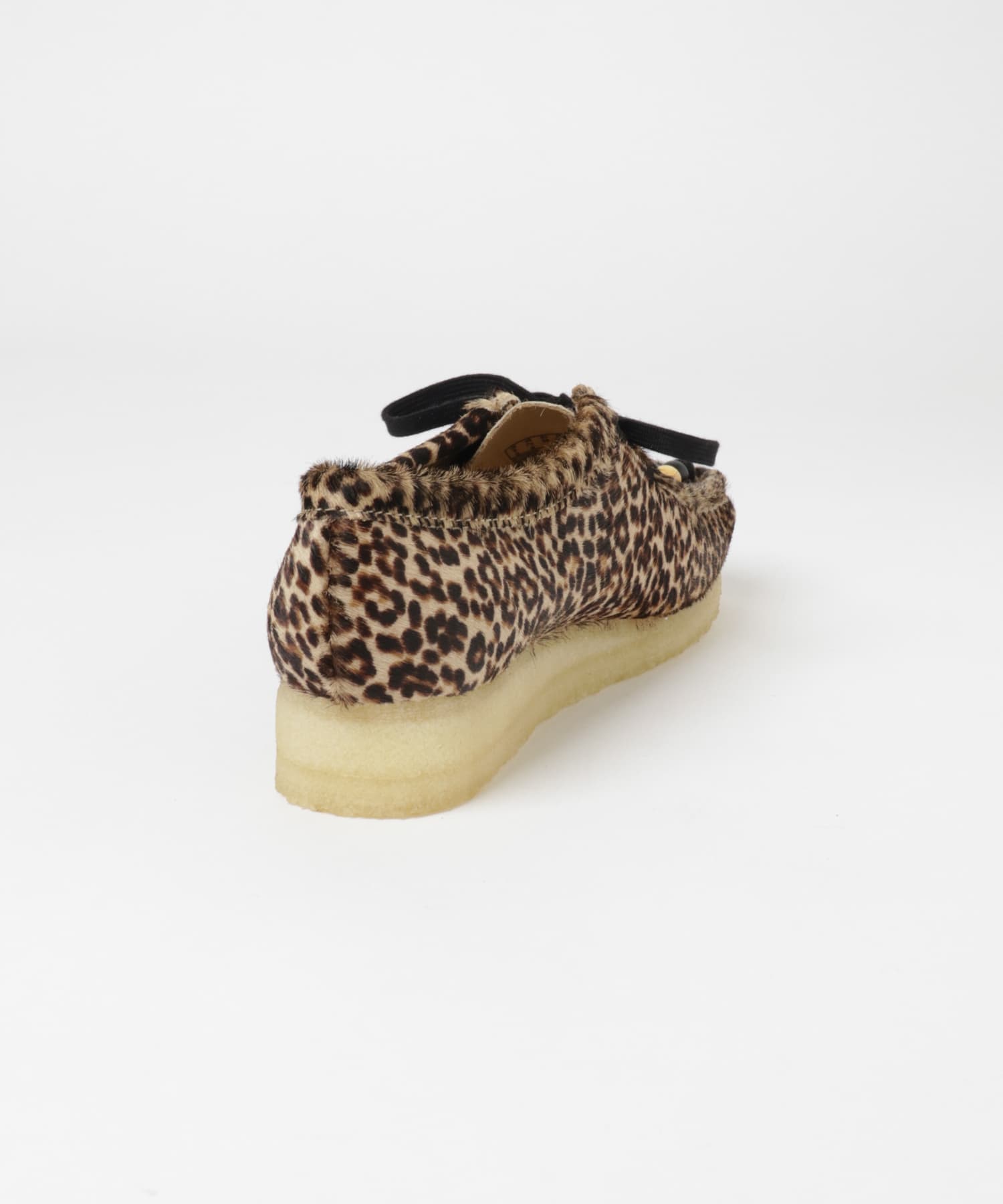 Clarks　wallabee leopard 4.5