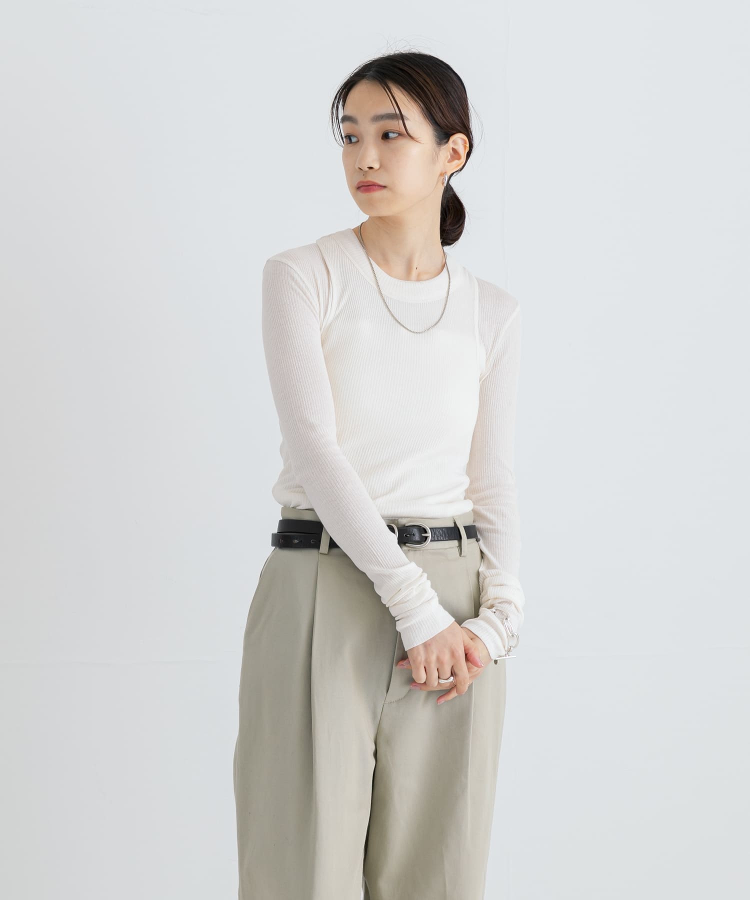 身長：161cm サイズ：S