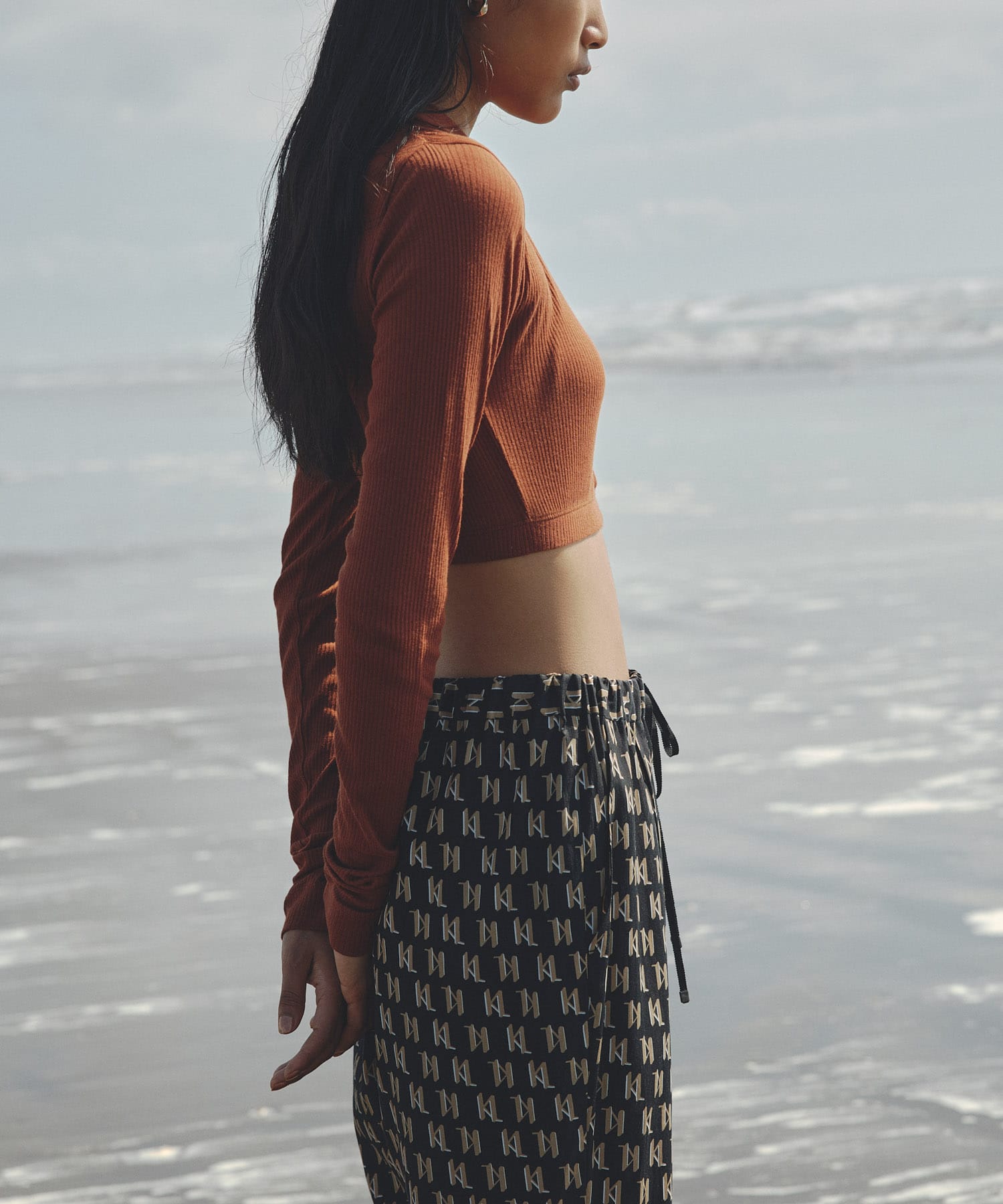 NINETY PERCENT　BEAU CARDIGAN TOBACCO S