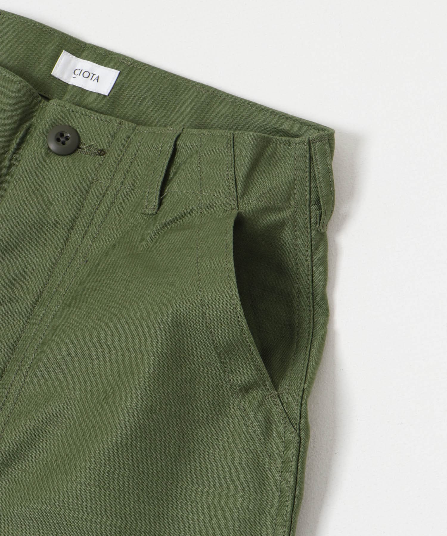 CIOTA　Baker Pants Olive 1