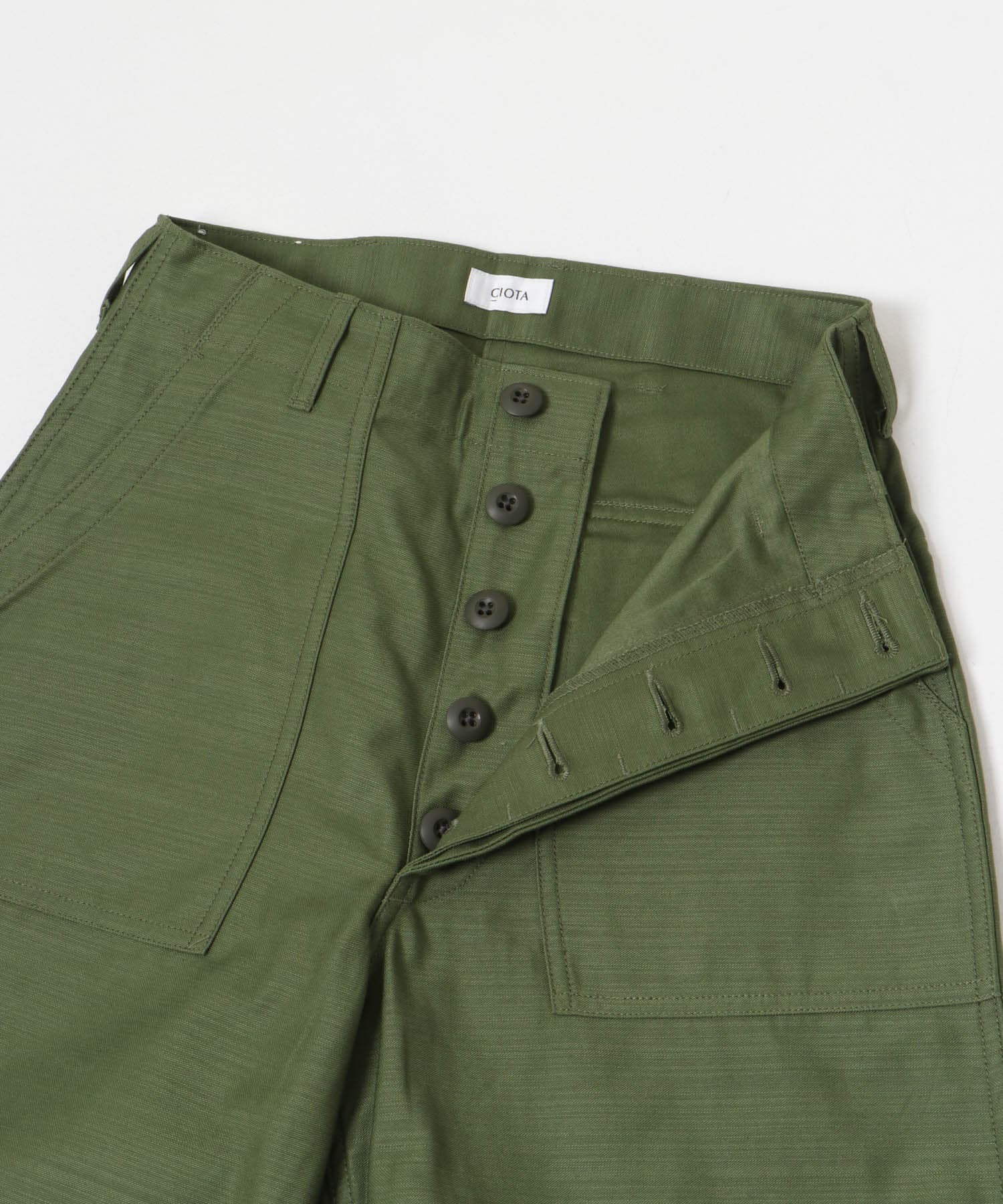CIOTA　Baker Pants Olive 1