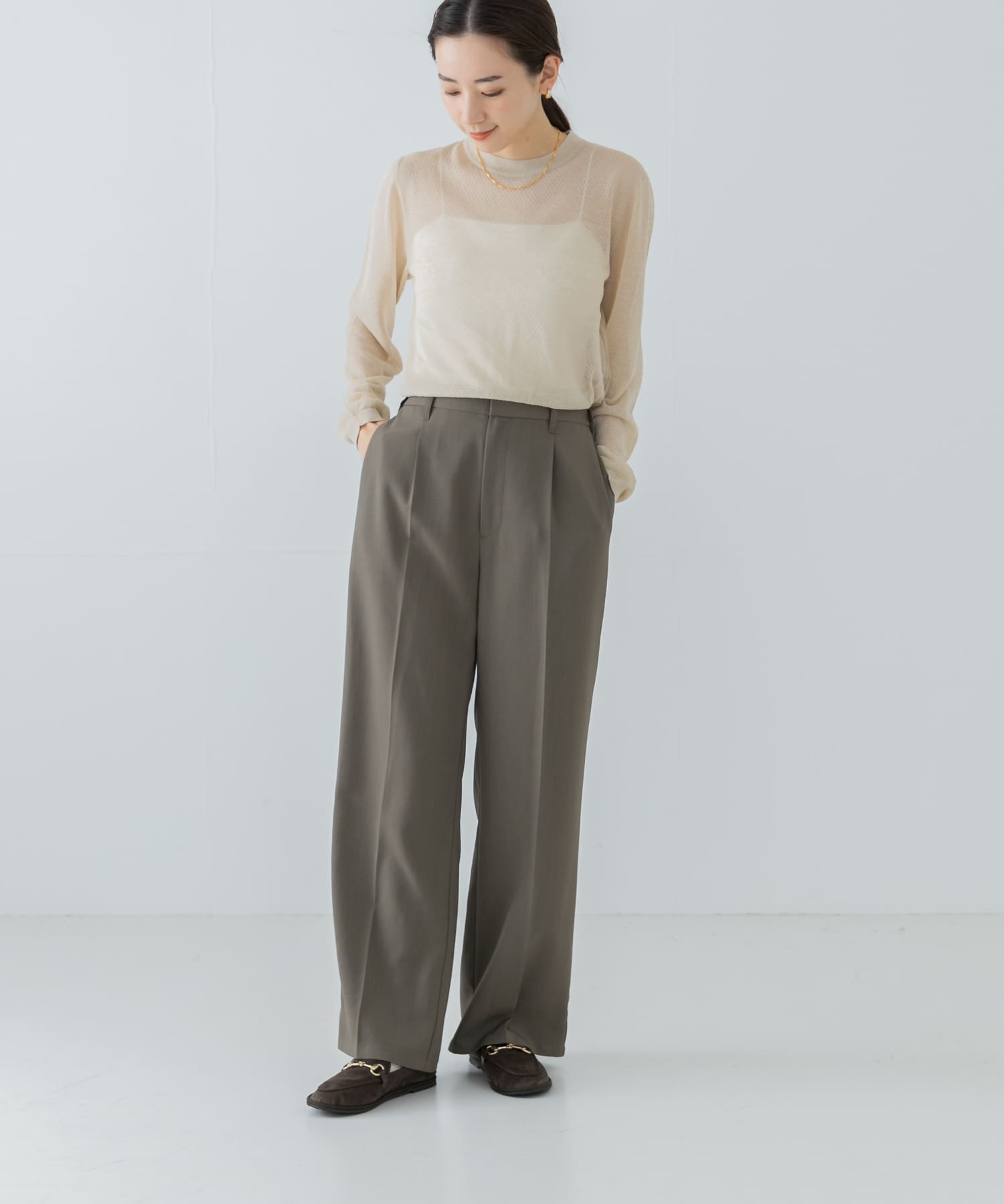 身長：162cm サイズ：FREE