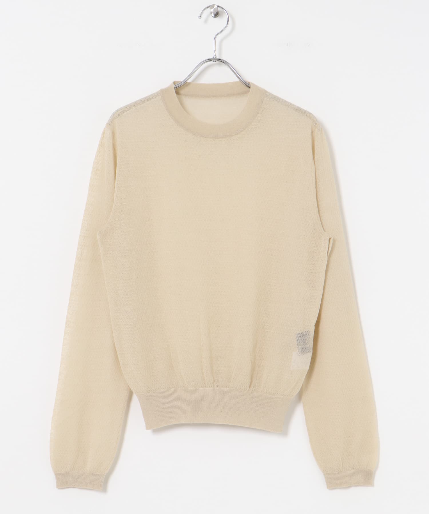 『別注』ROUTINE×URBAN RESEARCH　シアーニット Lightbeige FREE