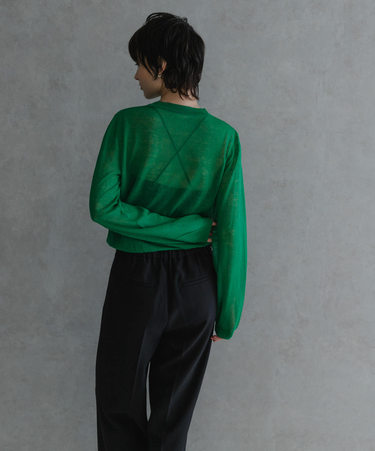 『別注』ROUTINE×URBAN RESEARCH　シアーニット malachite FREE