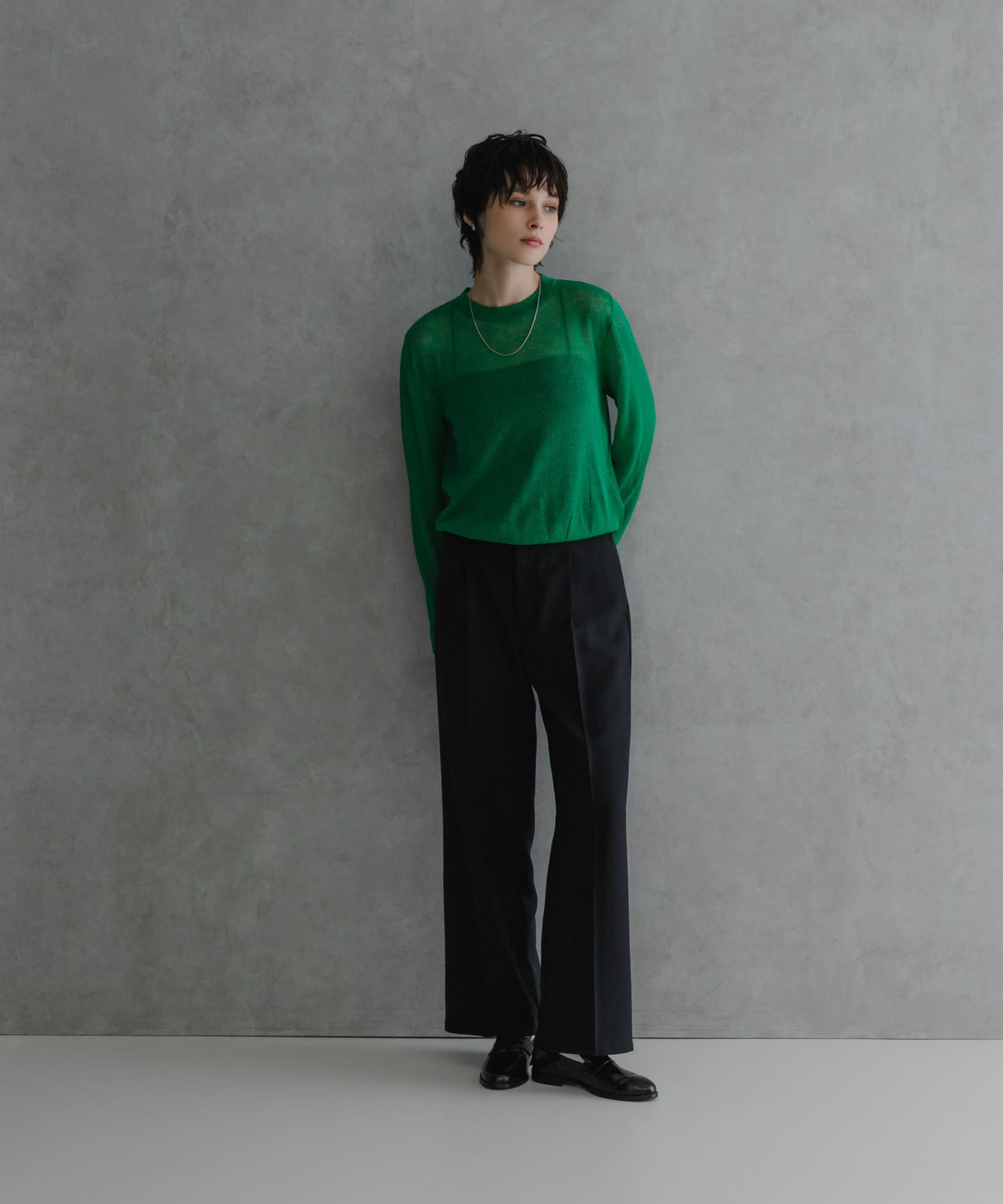 『別注』ROUTINE×URBAN RESEARCH　シアーニット malachite FREE