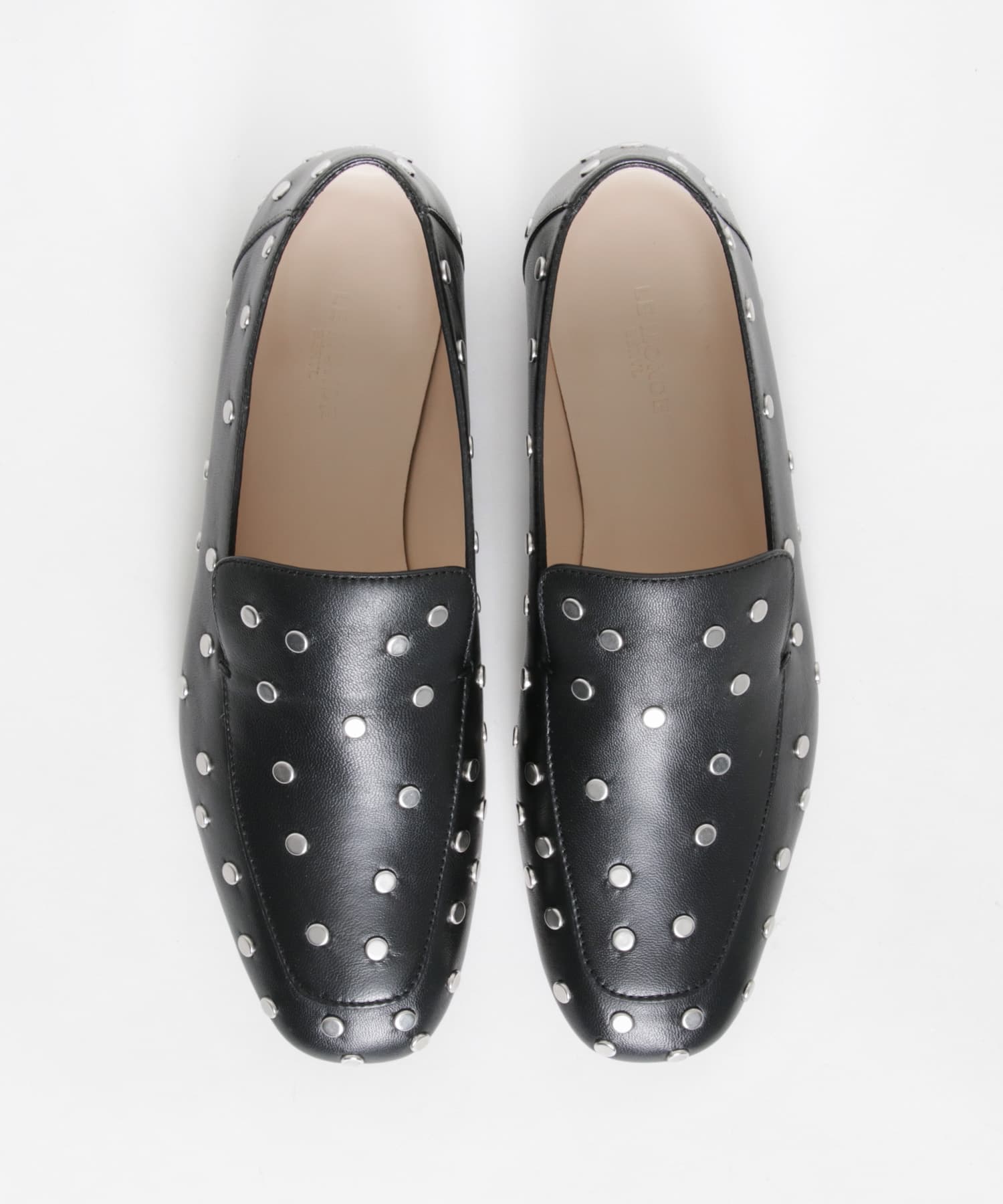 LE MONDE BERYL　SOFT LOAFER STUDDED BLACK 36