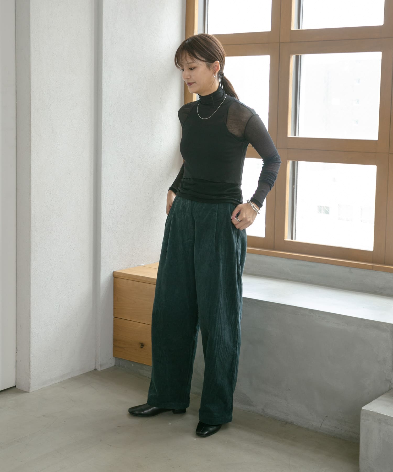 身長：163cm サイズ：FREE