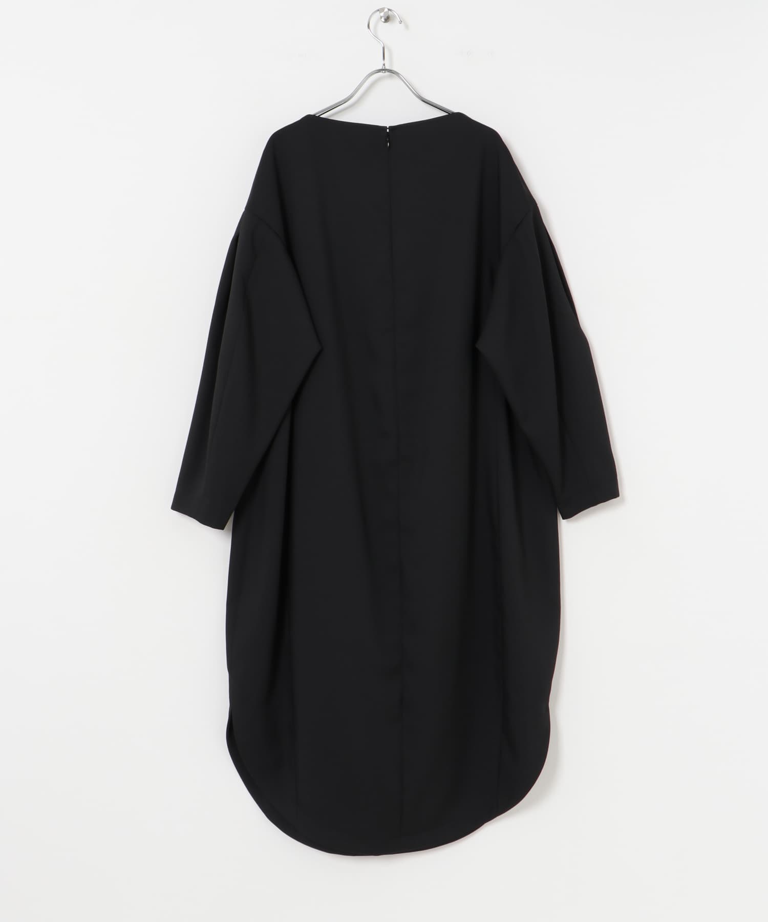 TARO HORIUCHI　Curve Cocoon Dress black 1