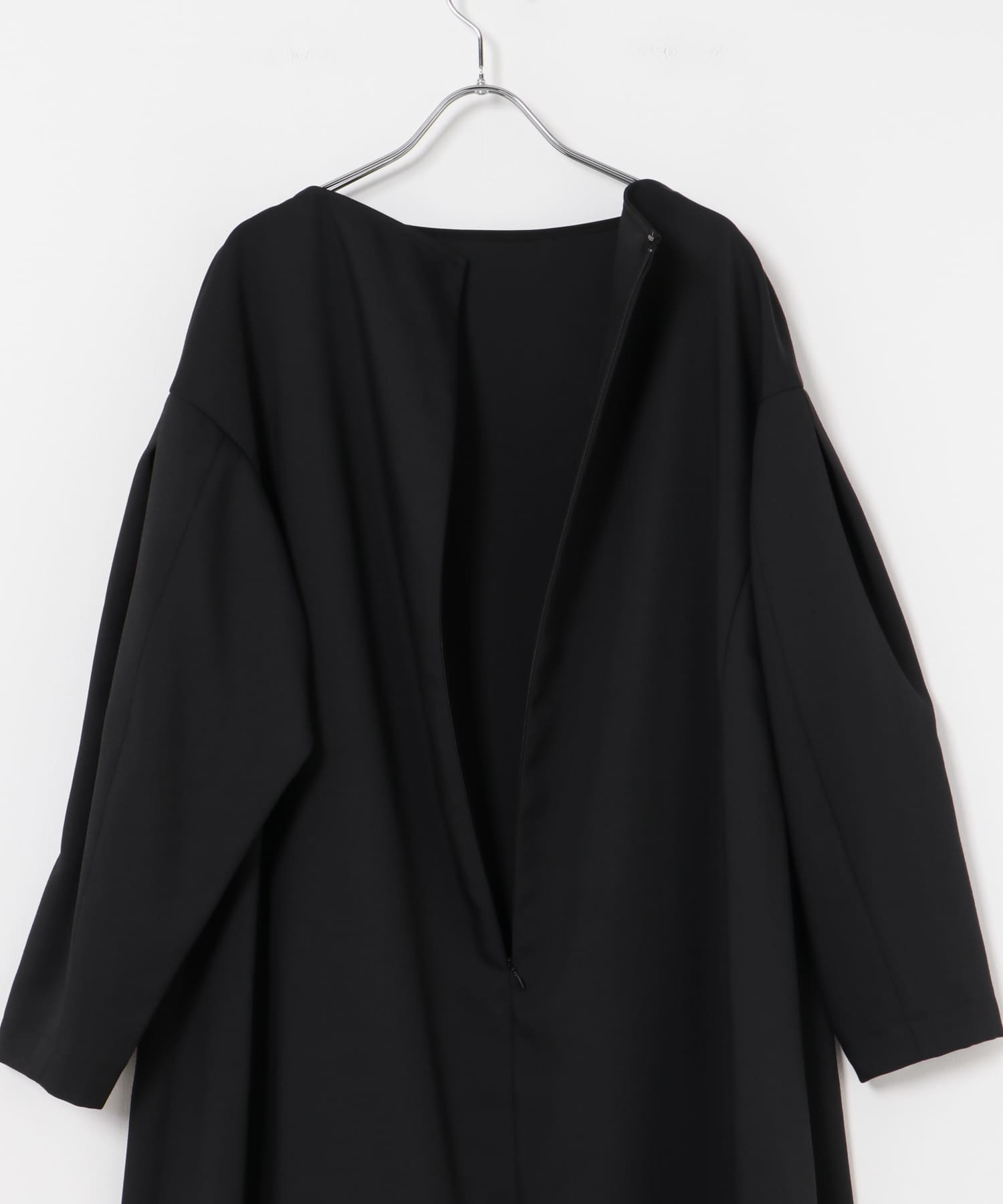 TARO HORIUCHI　Curve Cocoon Dress black 1