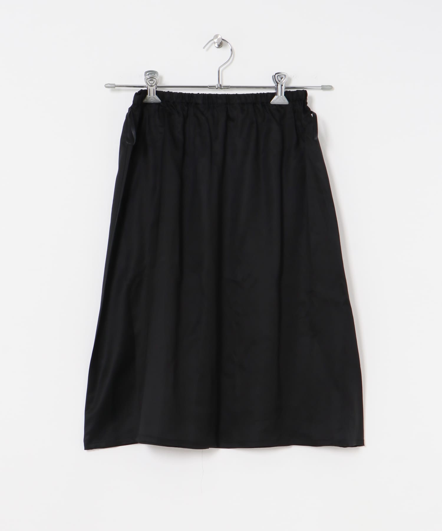TARO HORIUCHI　Airy Random Pleated Skirt black 1