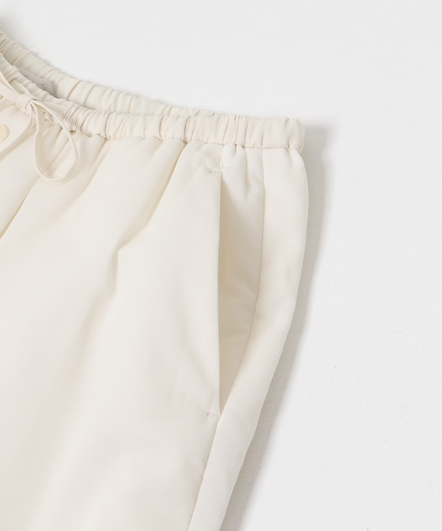 AMOMENTO　SHEER PADDED PANTS IVORY 0