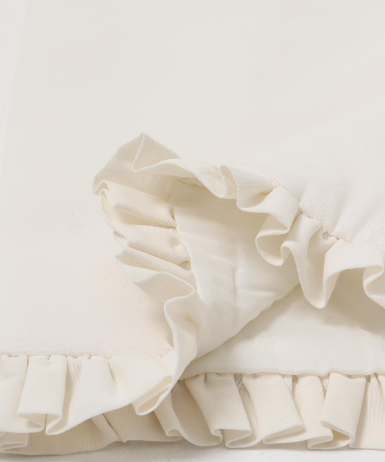 AMOMENTO　SHEER PADDED PANTS IVORY 0