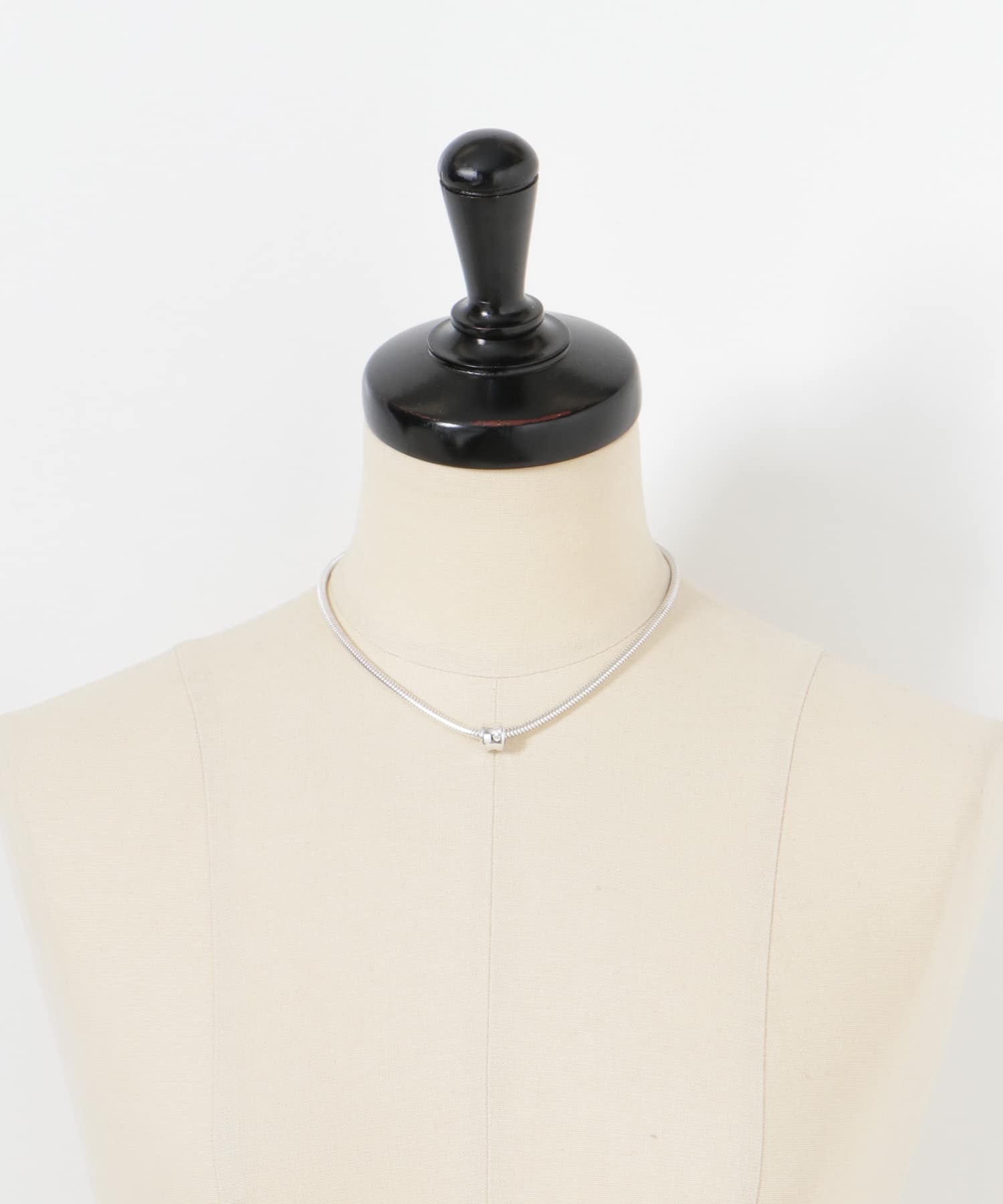 Sapir Bachar　WADI BEAD NECKLACE Silver -