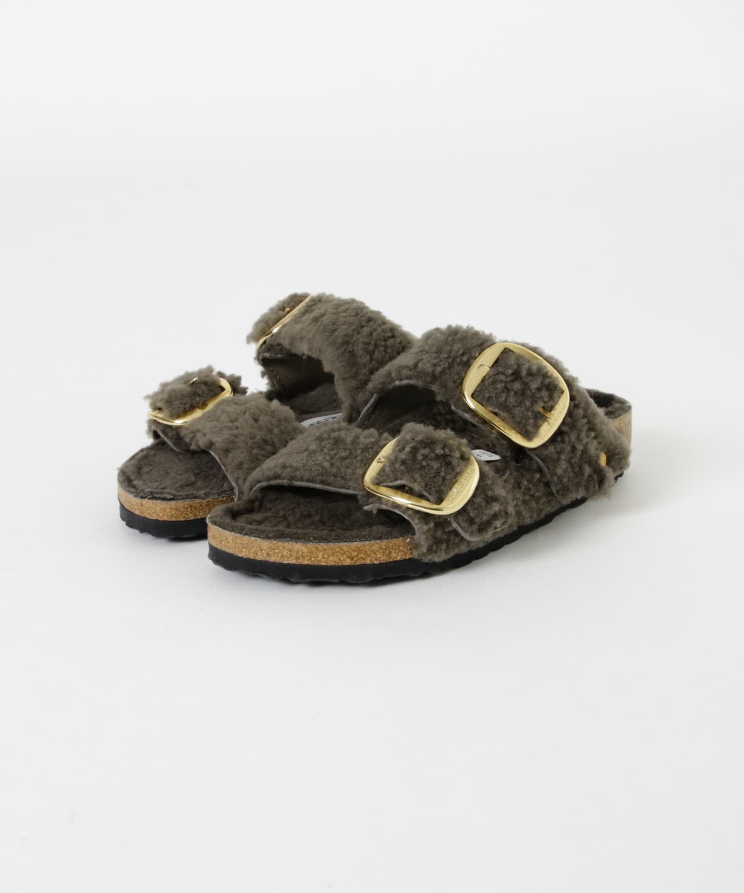BIRKENSTOCK ARIZONA BIG BUCKLE TEDDY(36 GRAY): シューズ｜URBAN