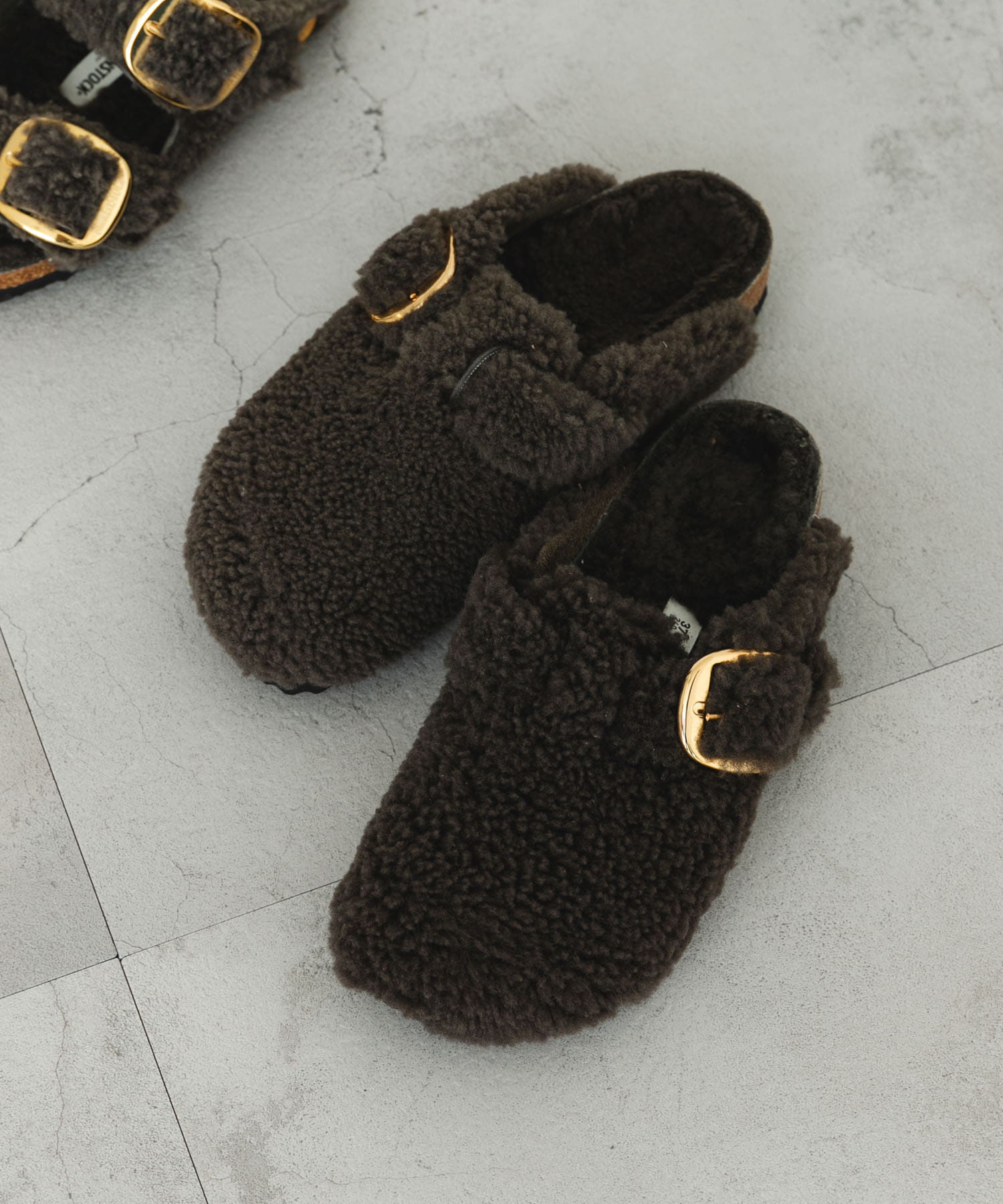 BOSTON BIG BUCKLE TEDDY(36 EGGSHELL): シューズ｜URBAN RESEARCH公式