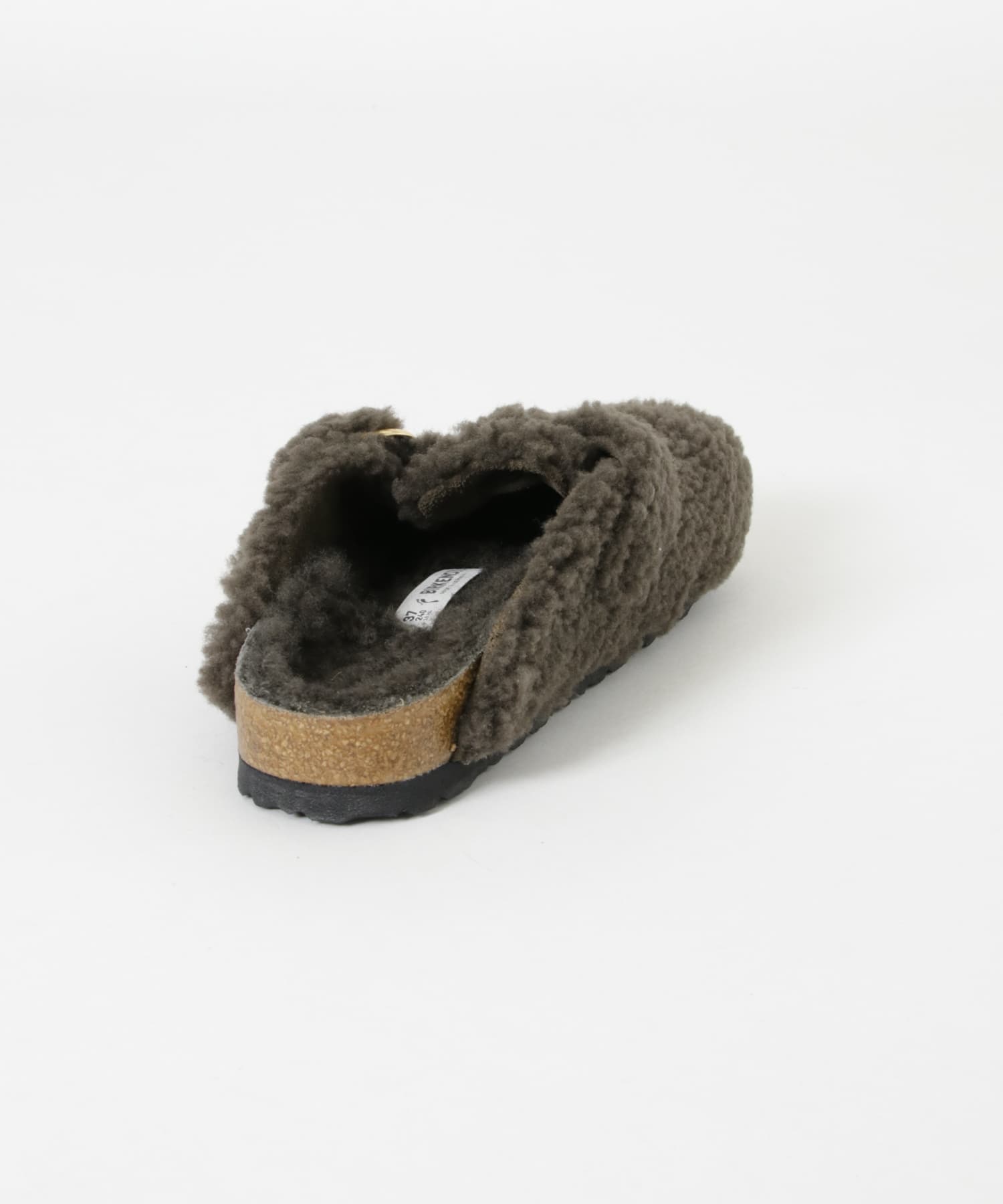 BIRKENSTOCK　BOSTON BIG BUCKLE TEDDY GRAY 36