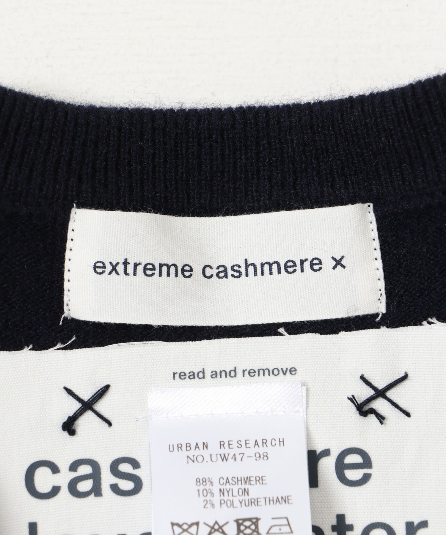 Extreme Cashmere　kid navy -