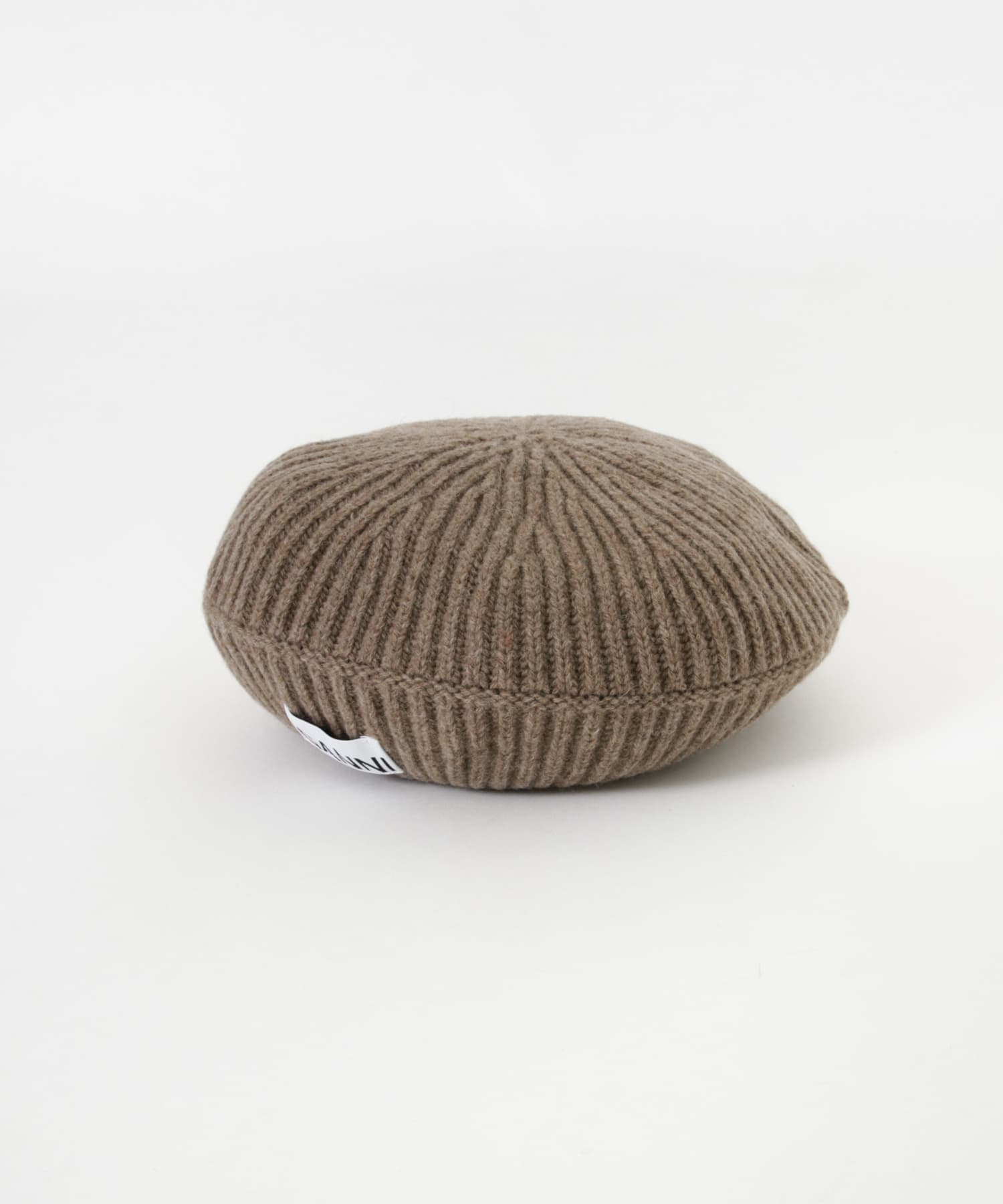 GANNI Structured Rib Beret(- TigersEye): 帽子｜URBAN