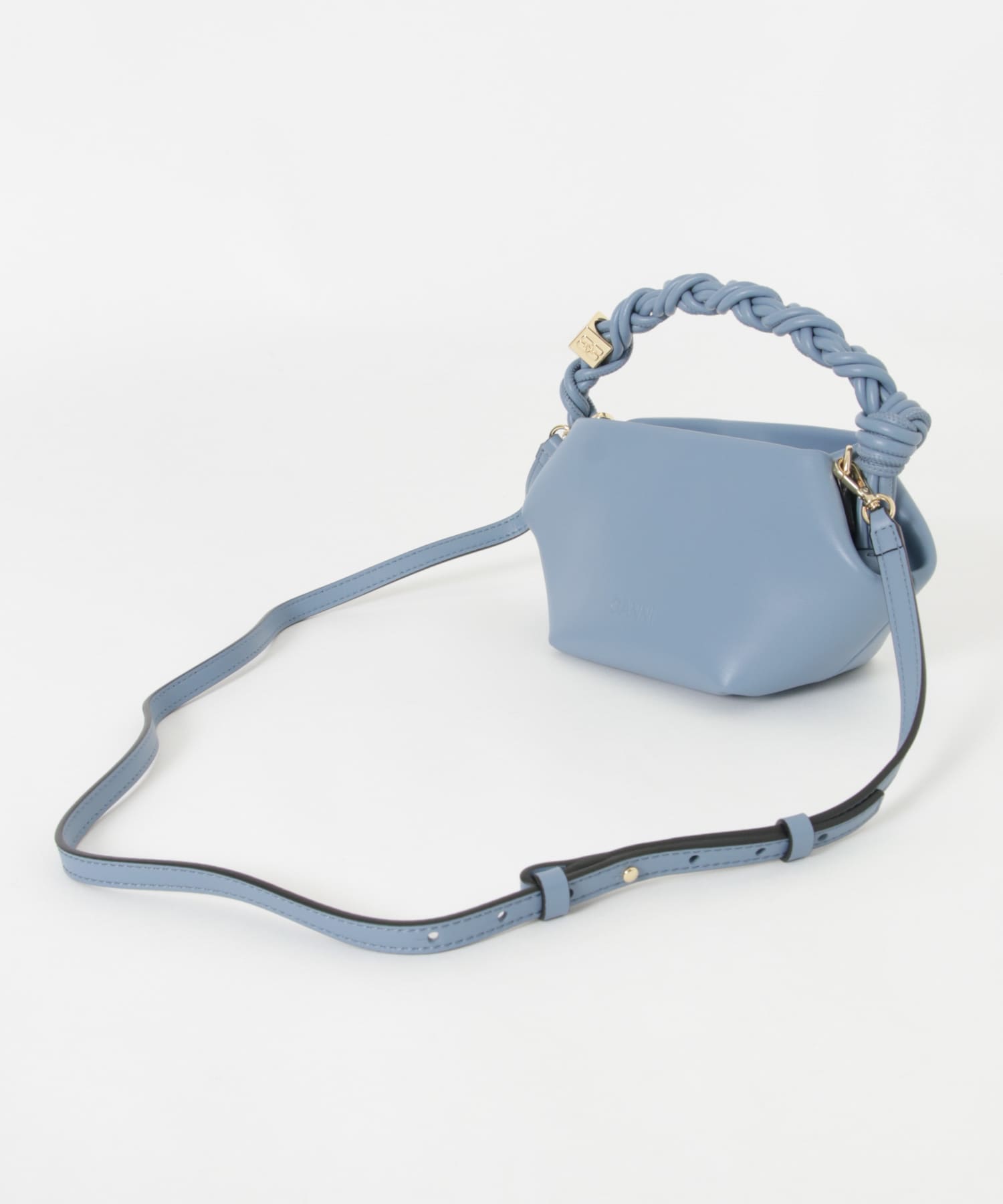 GANNI　Bou Bag Mini Dusty Blue -