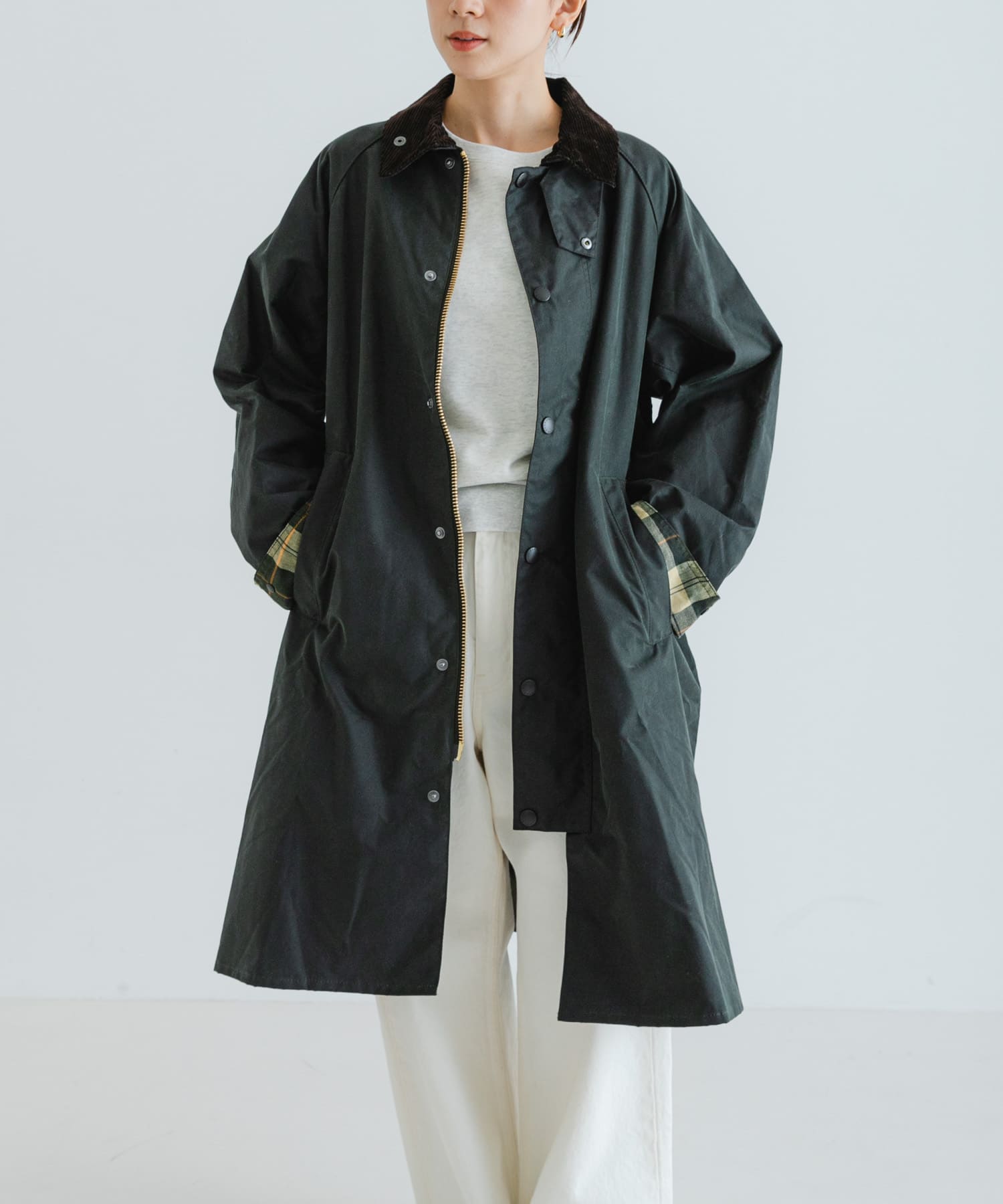 Barbour　MODIFIED EXMOOR WAX COAT