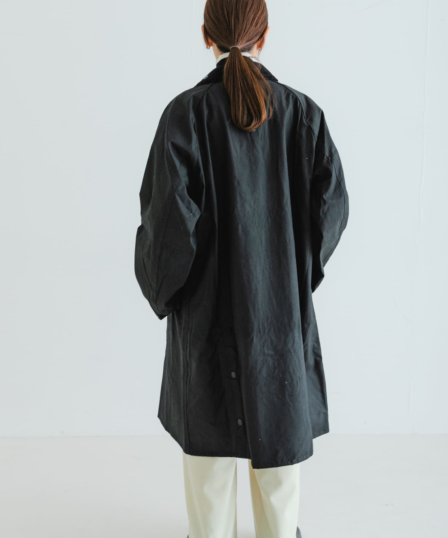 Barbour MODIFIED EXMOOR WAX COAT(36 SAGE): アウター｜URBAN