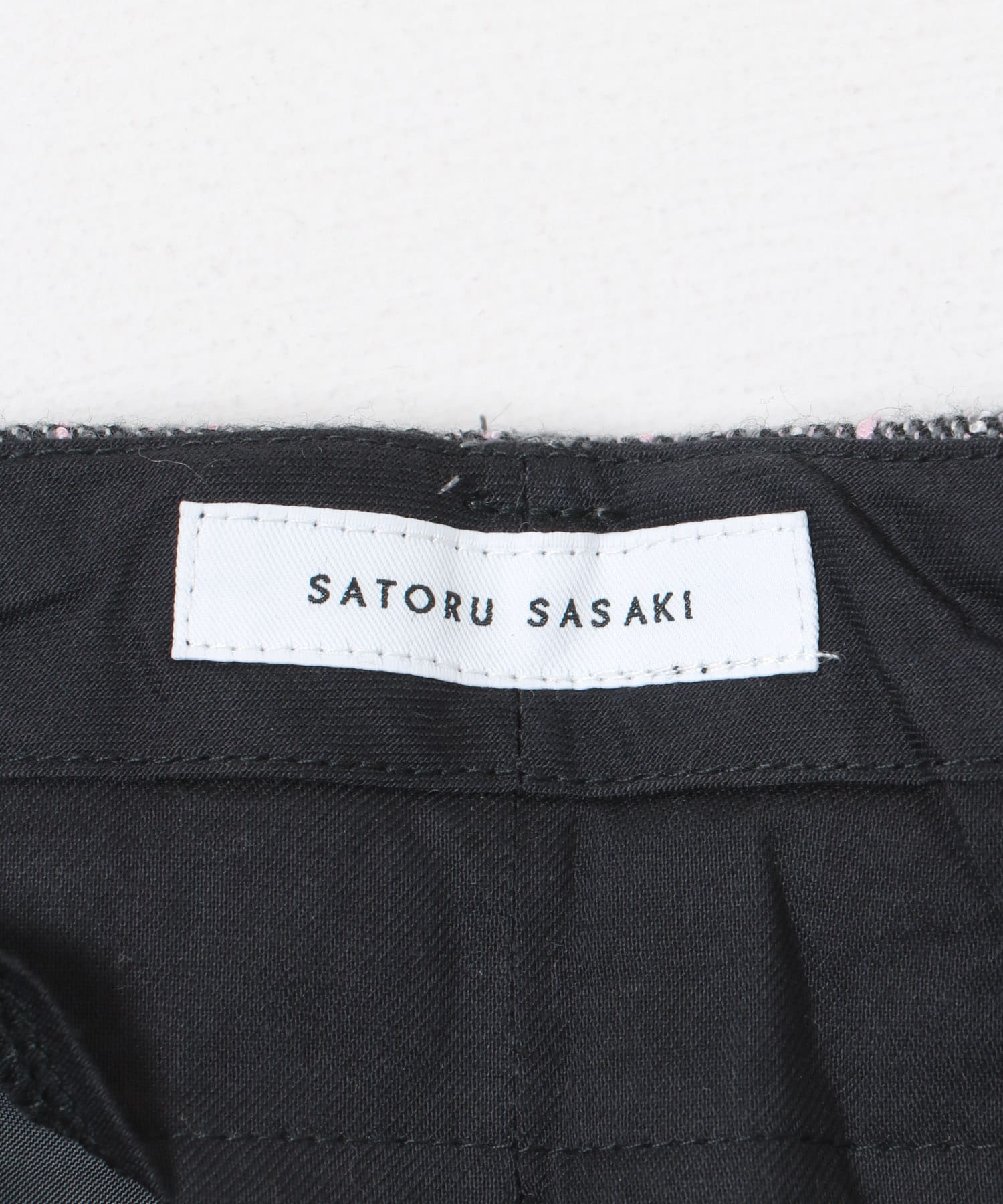 SATORU SASAKI　SINGLE-TUCKED TROUSERS GRAY 2