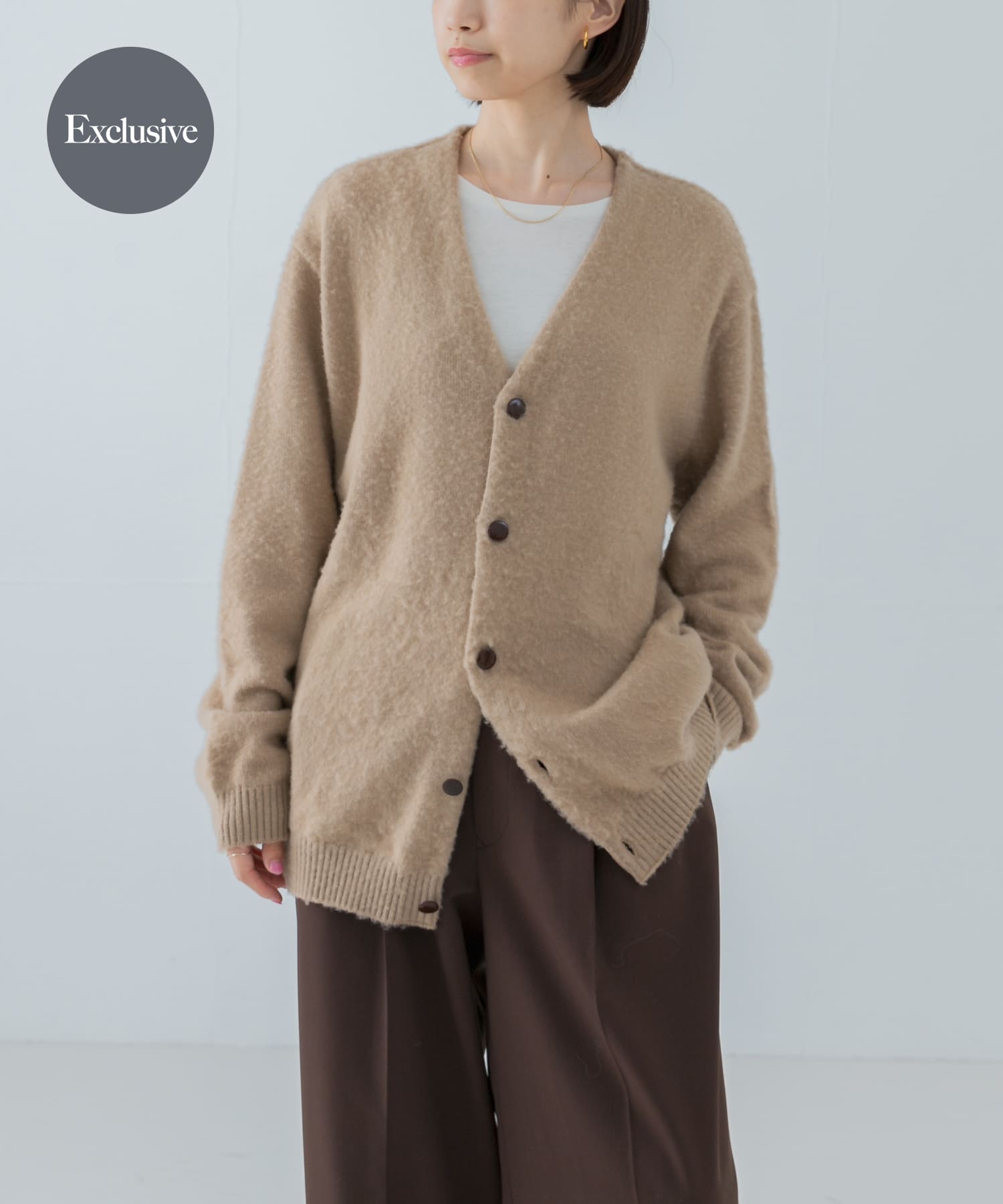 『別注』ROUTINE×URBAN RESEARCH　起毛カーディガン