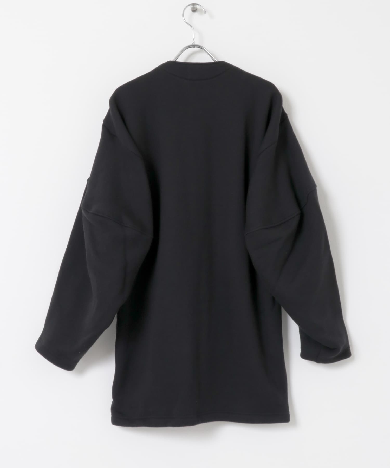 SEEALL　HAORI SWEAT JACKET BLACK M