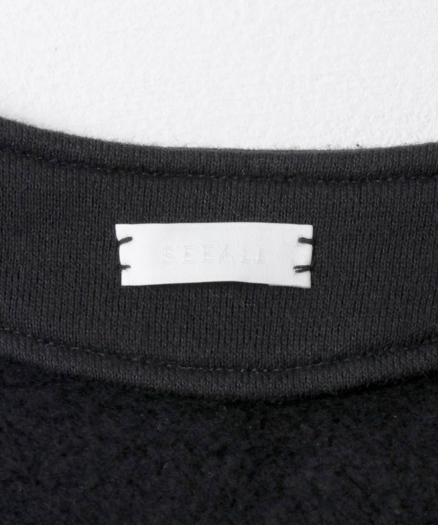 SEEALL　HAORI SWEAT JACKET BLACK M
