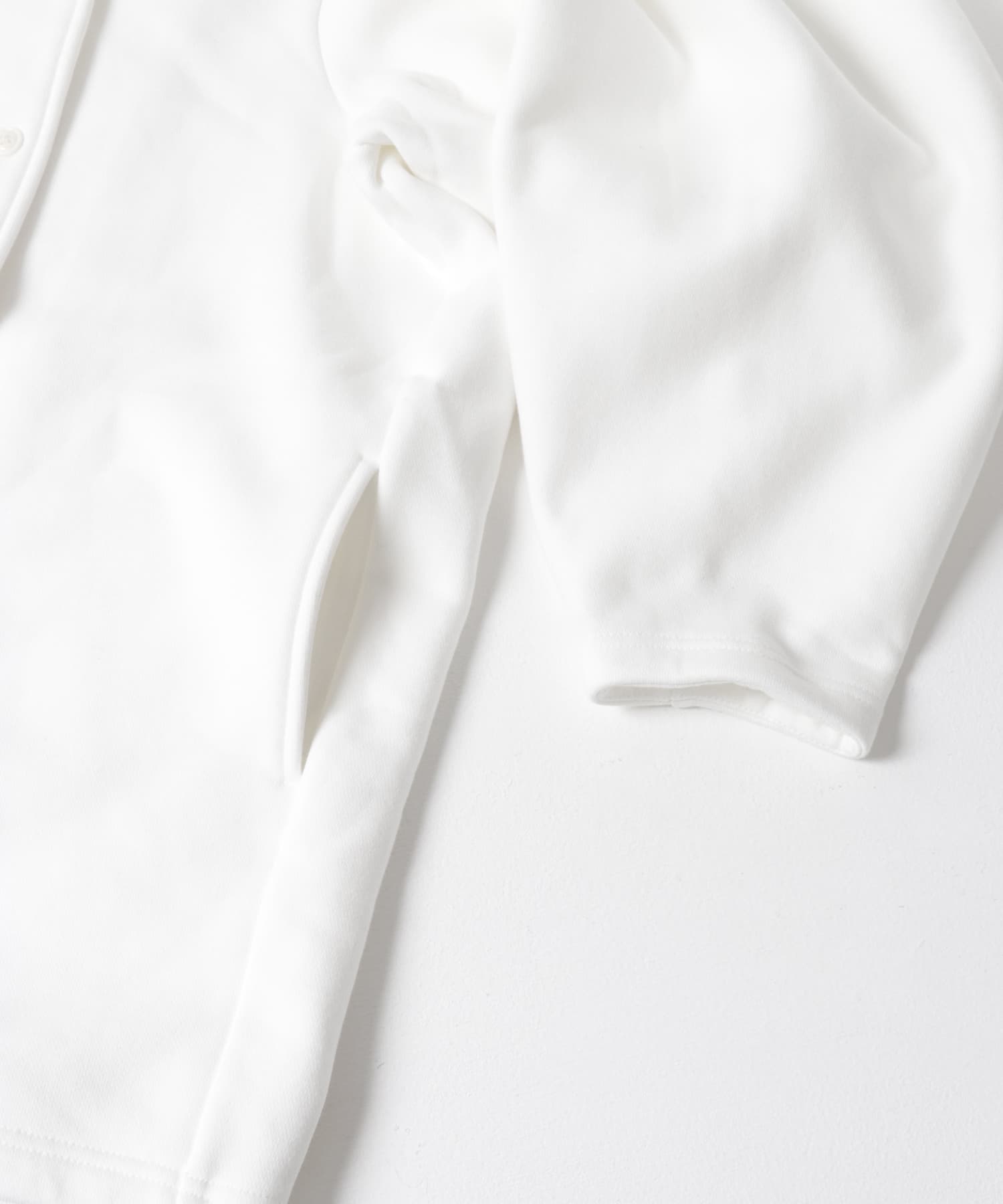 SEEALL　HAORI SWEAT JACKET WHITE M