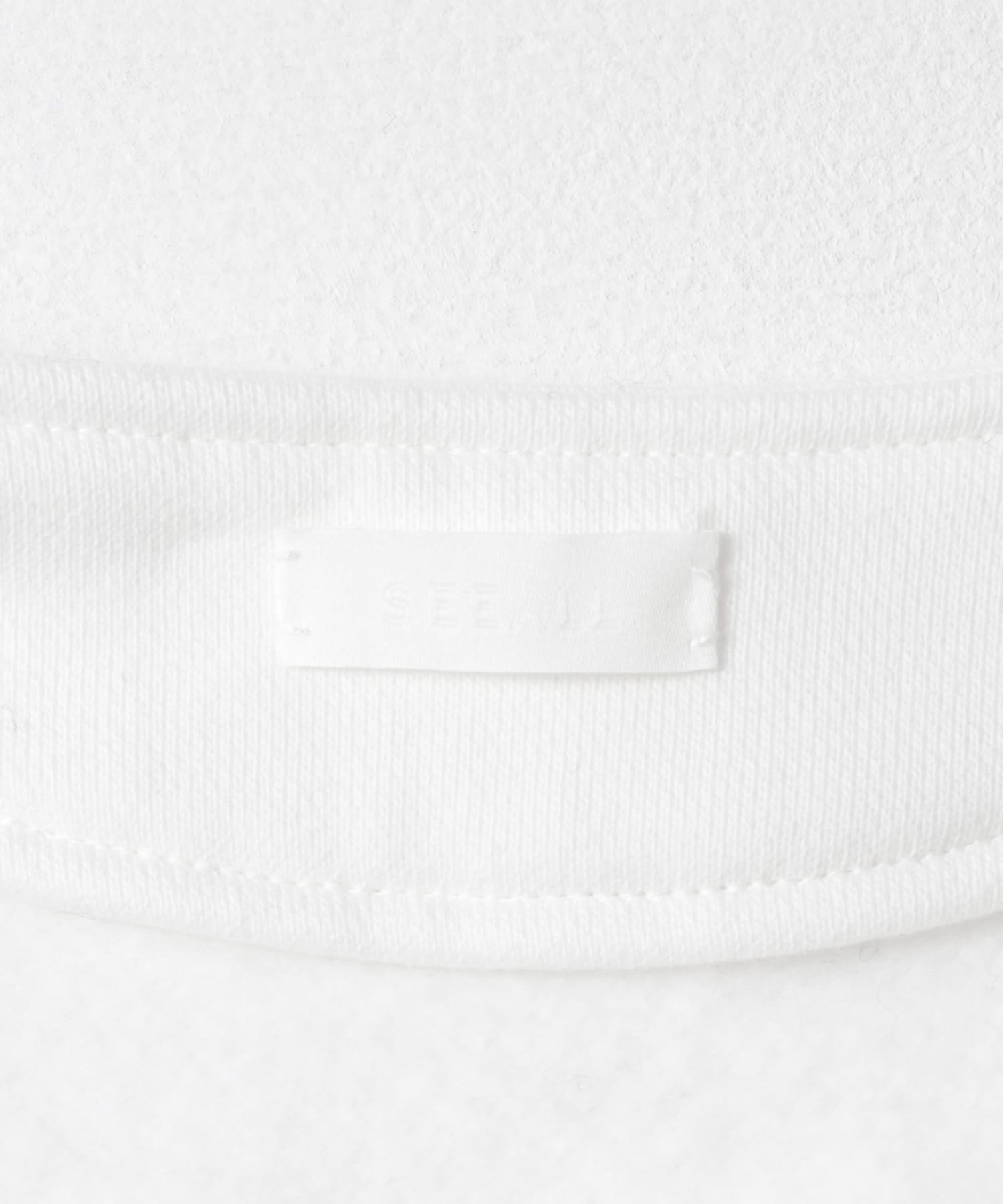 SEEALL　HAORI SWEAT JACKET WHITE M