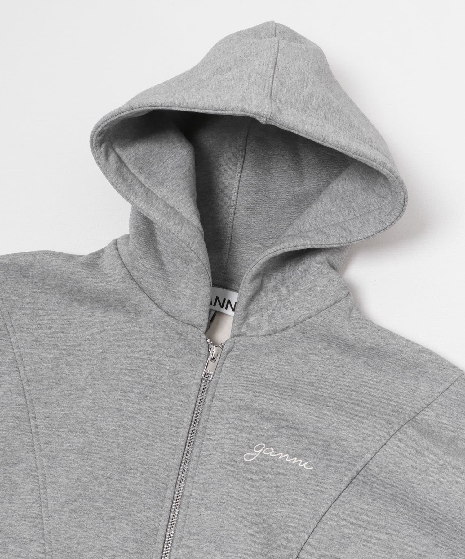 GANNI　Heavy Fleece Zip Hoodie PalomaMela S