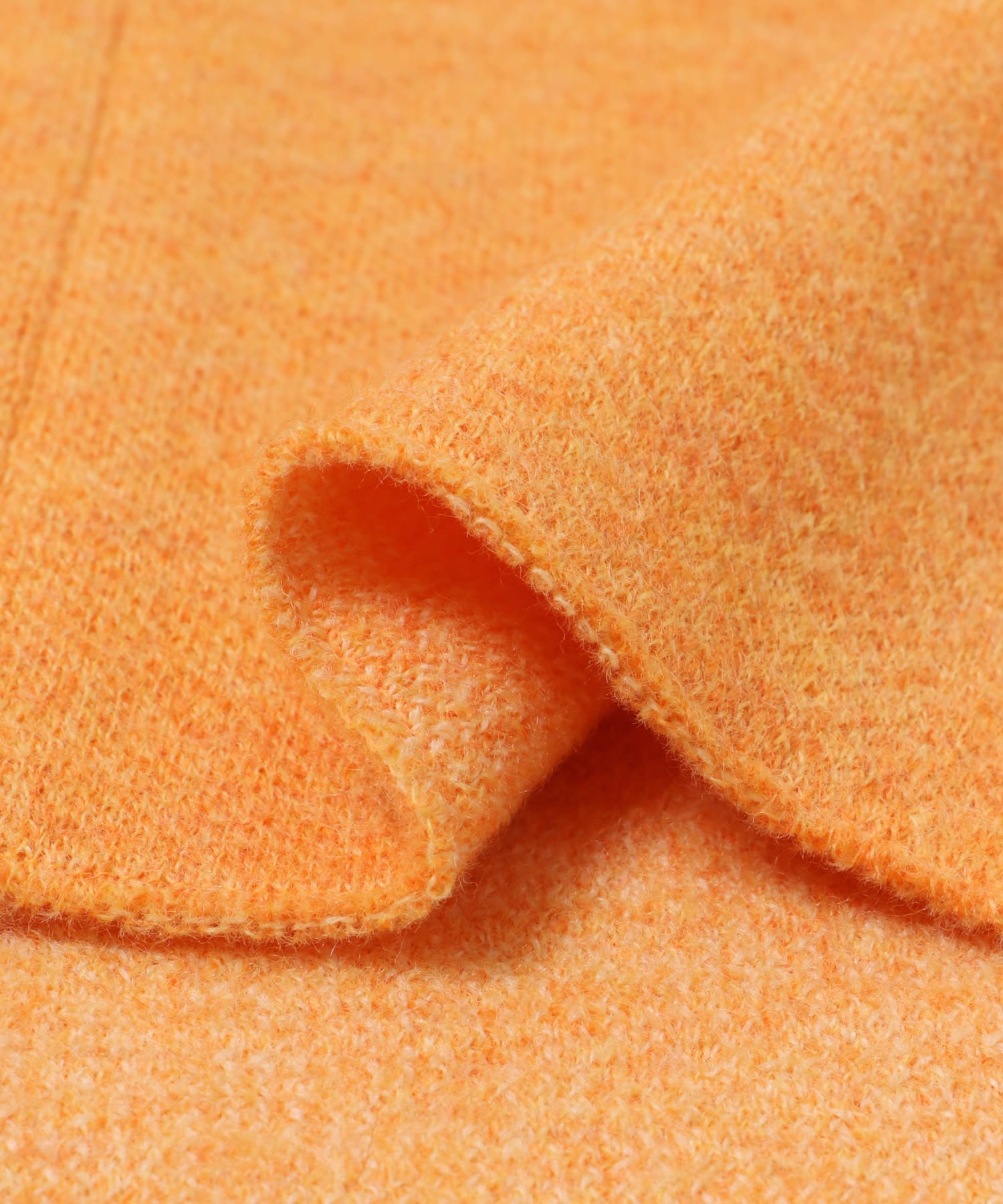 TAN　JACQUARD MINI DRESS ORANGE FREE