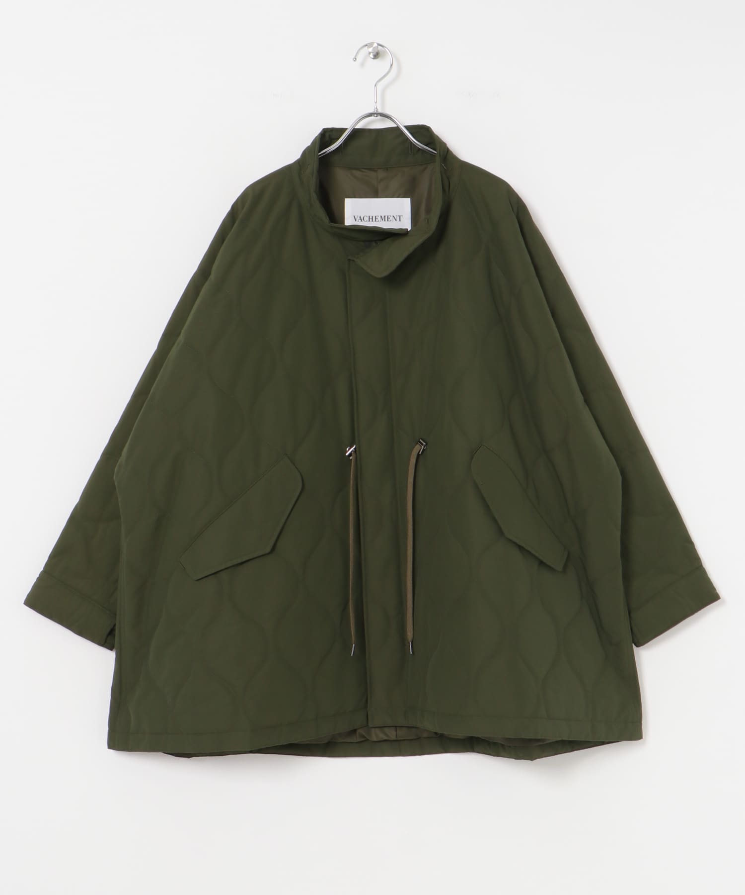 VACHEMENT　nylon jacket KHAKI FREE