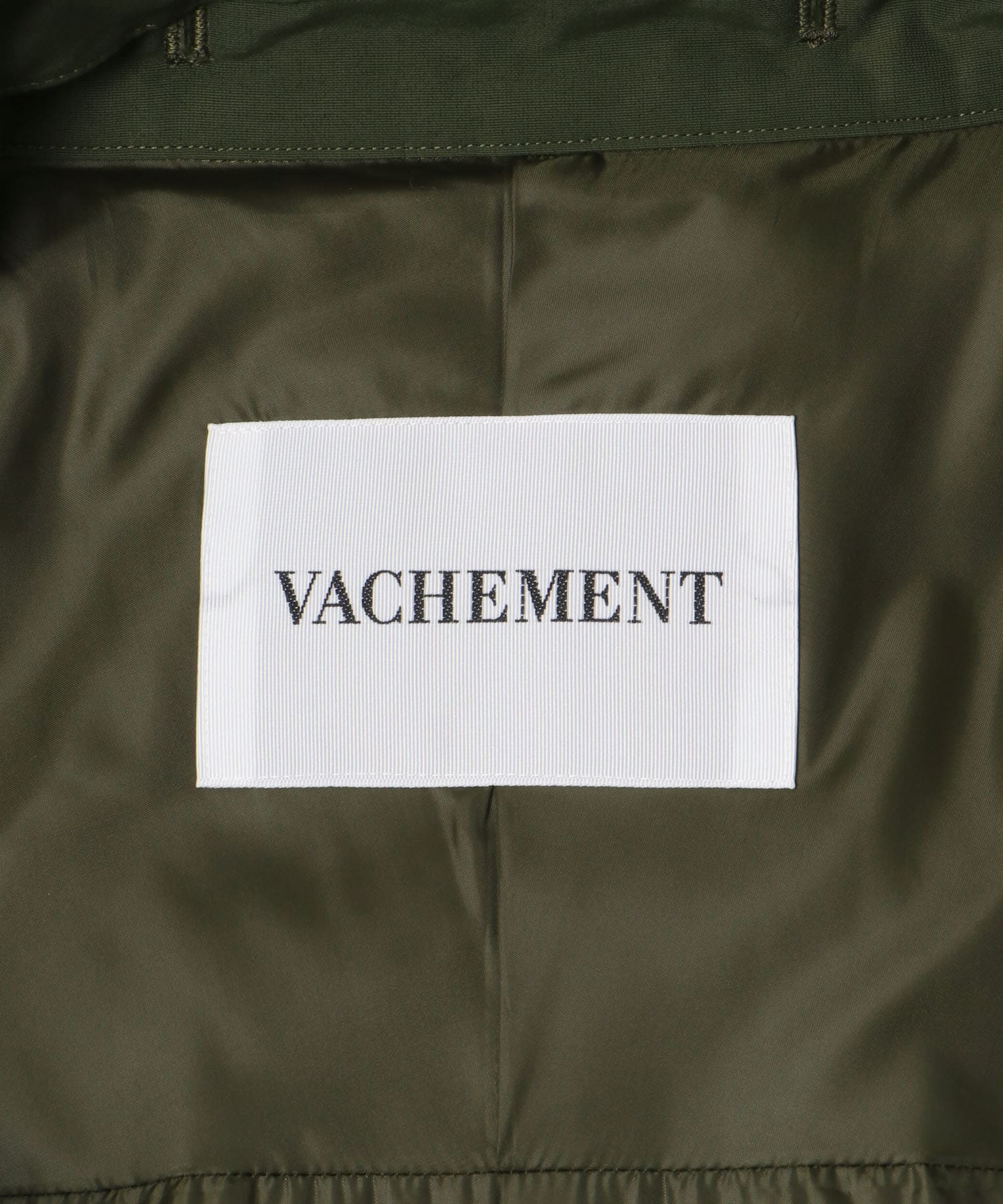 VACHEMENT　nylon jacket KHAKI FREE