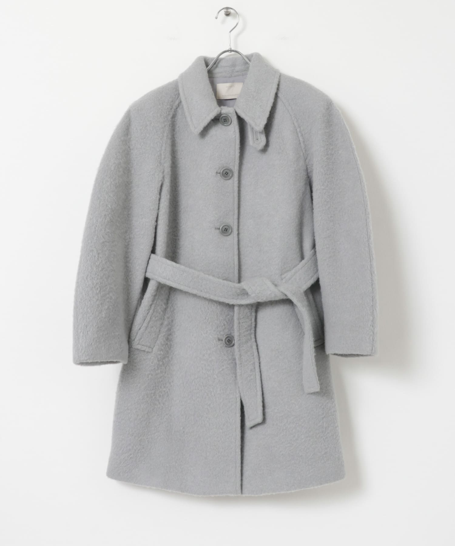 AMOMENTO　ALPACA RAGLAN COAT SKY BLUE 0