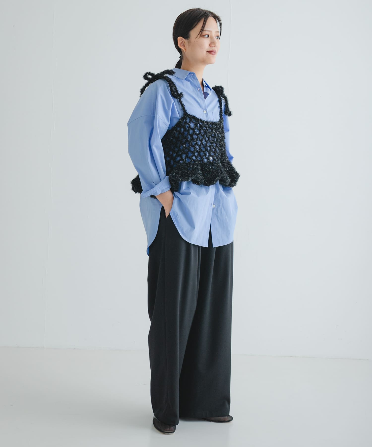 Po/ hand knit camisole(FREE black): トップス｜URBAN RESEARCH公式