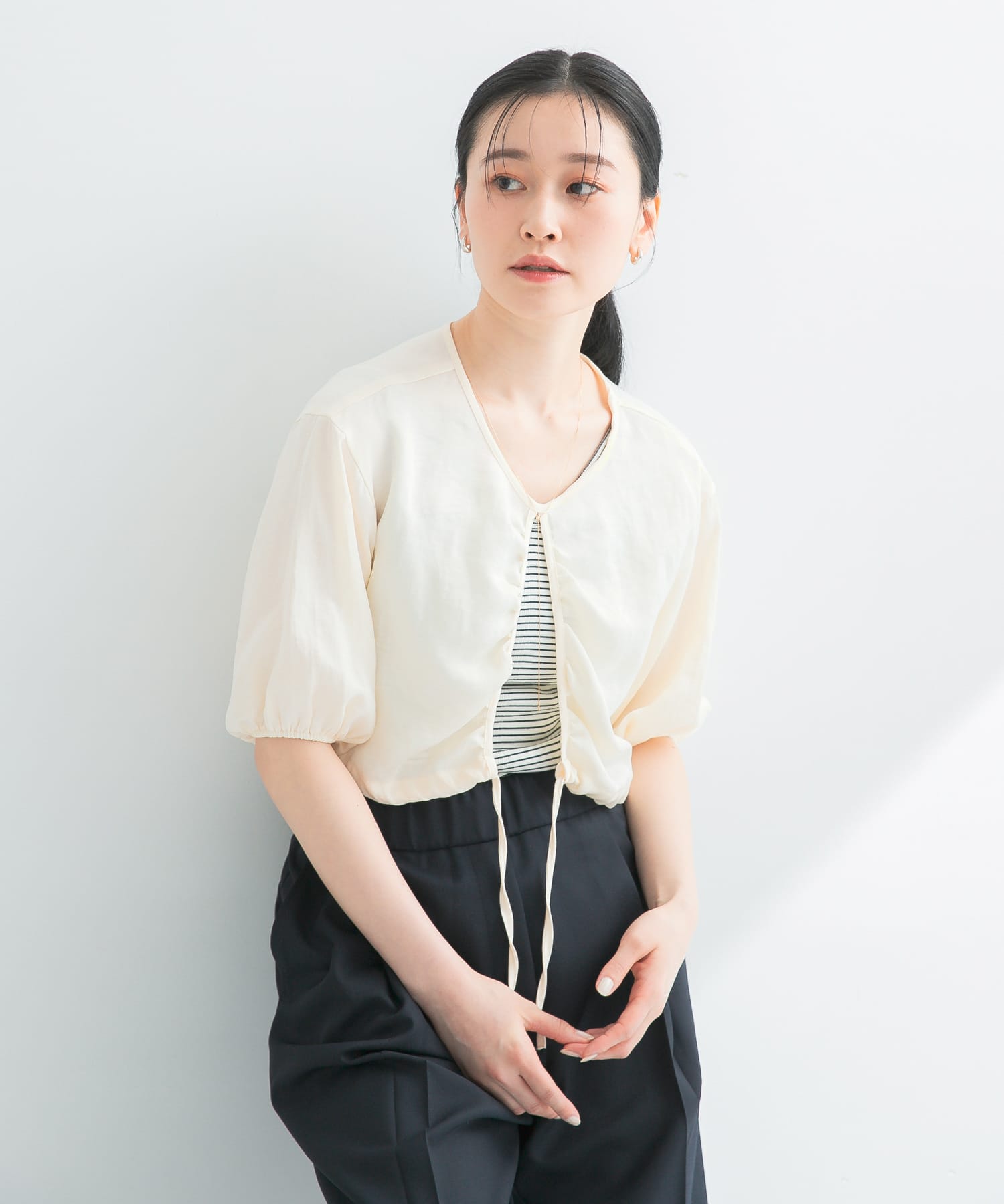 身長：170cm サイズ：XS