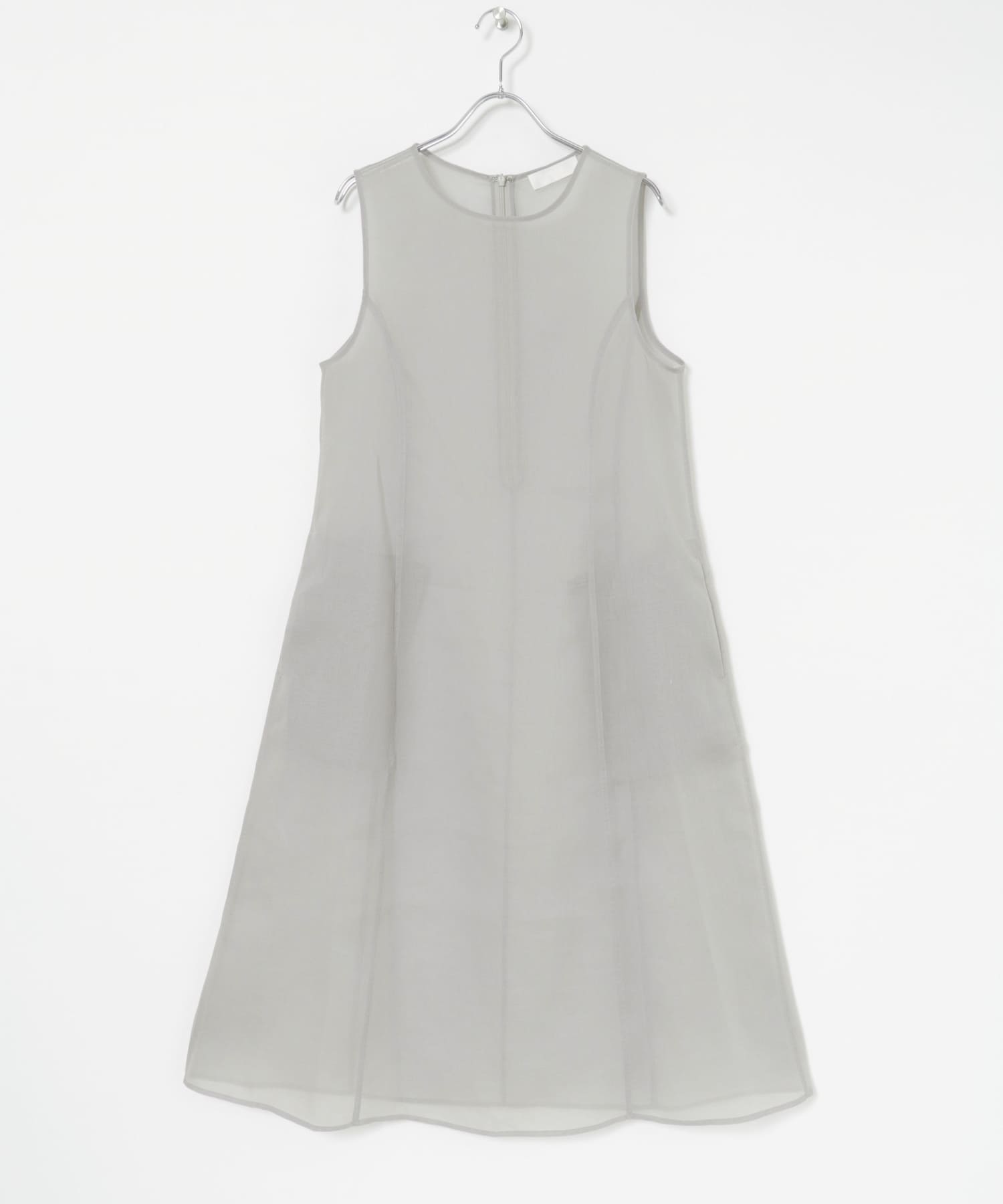 AMOMENTO　SHEER LONG DRESS