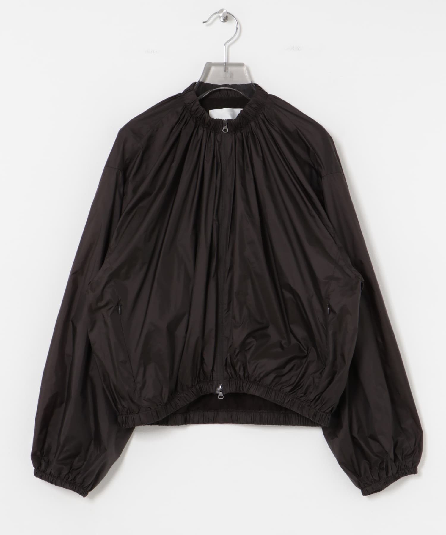 AMOMENTO　NECK SHIRRING JUMPER