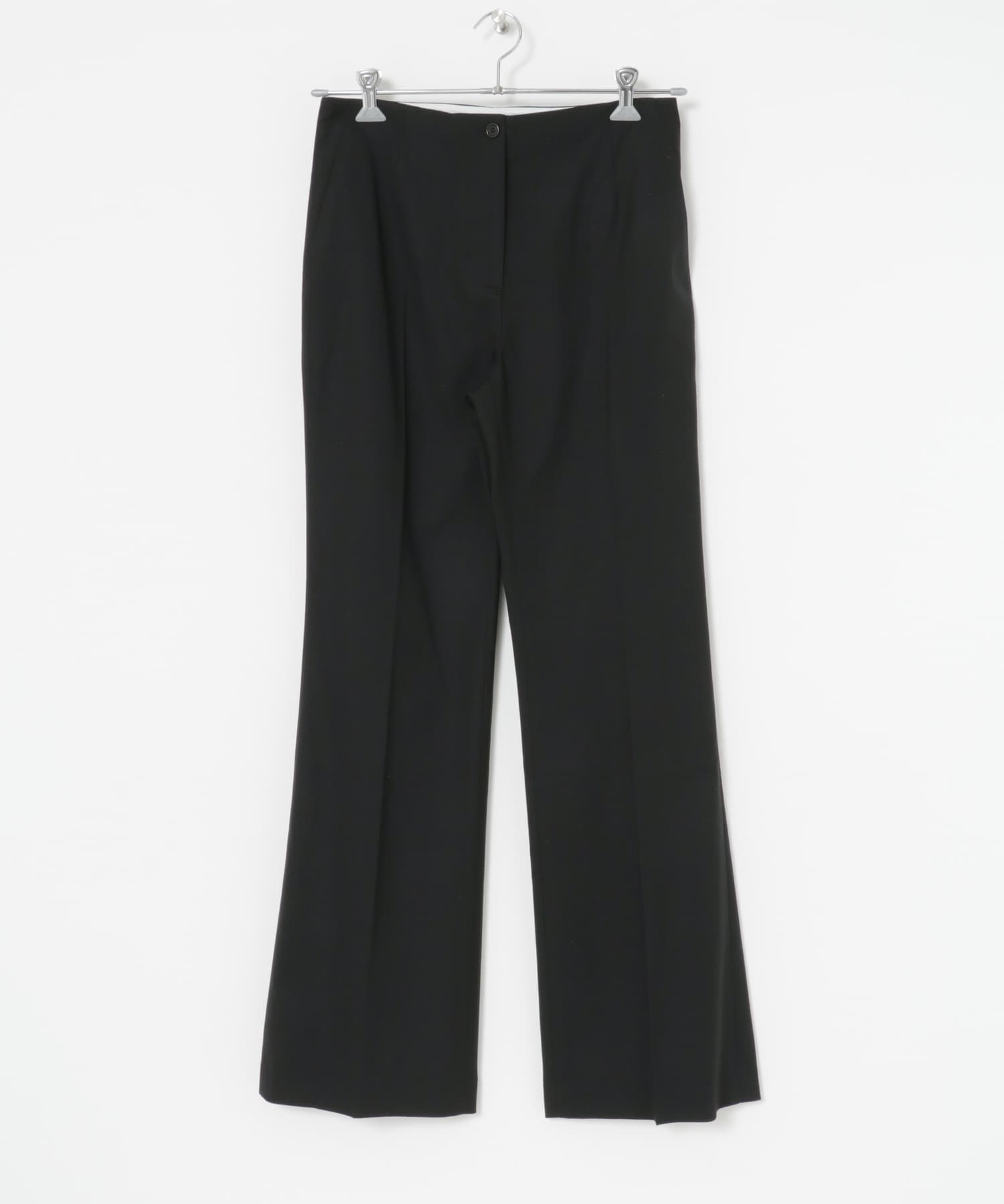 AMOMENTO　STRAIGHT FIT PANTS BLACK 0