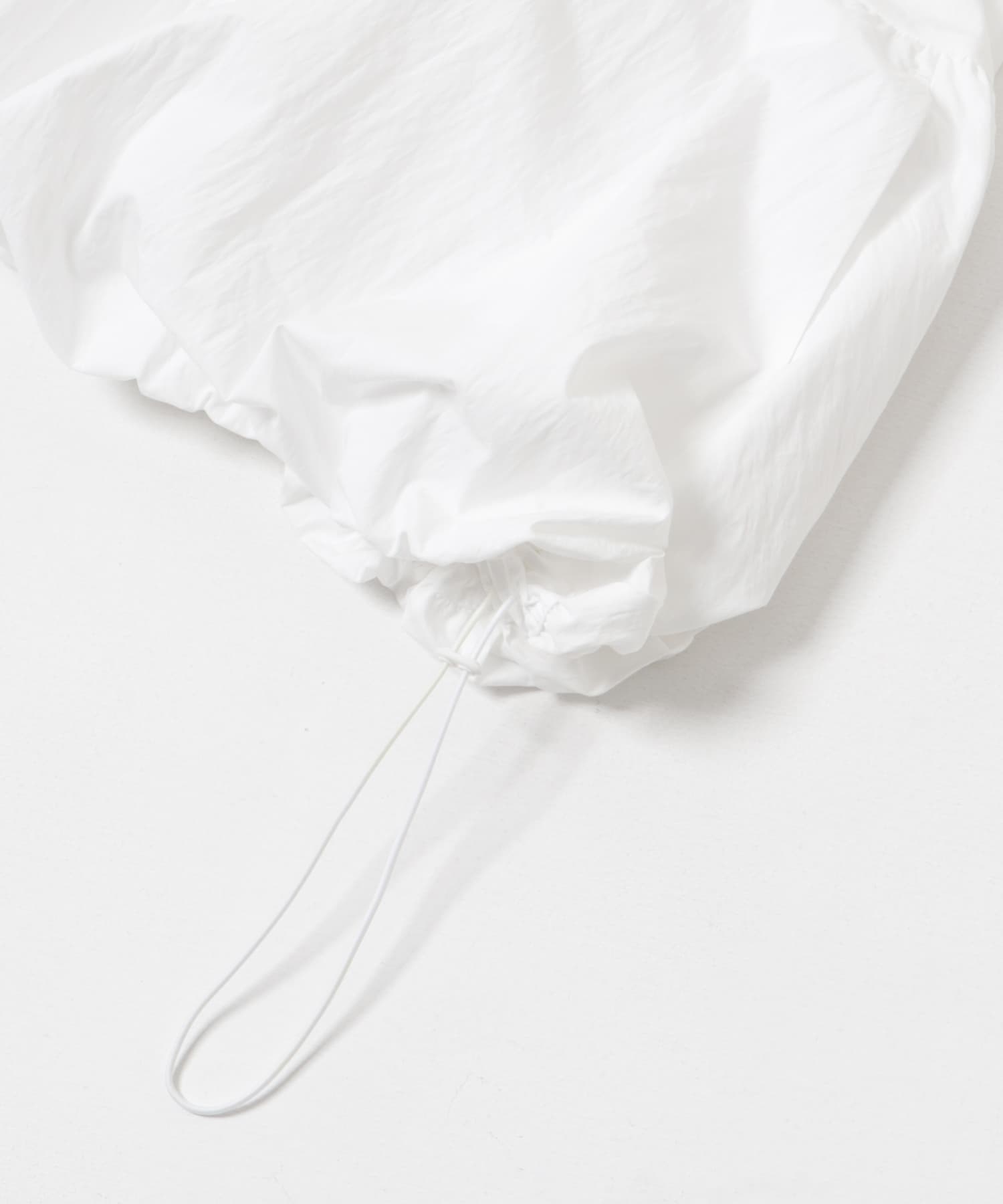 AMOMENTO　VOLUME MINI DRESS WHITE 0