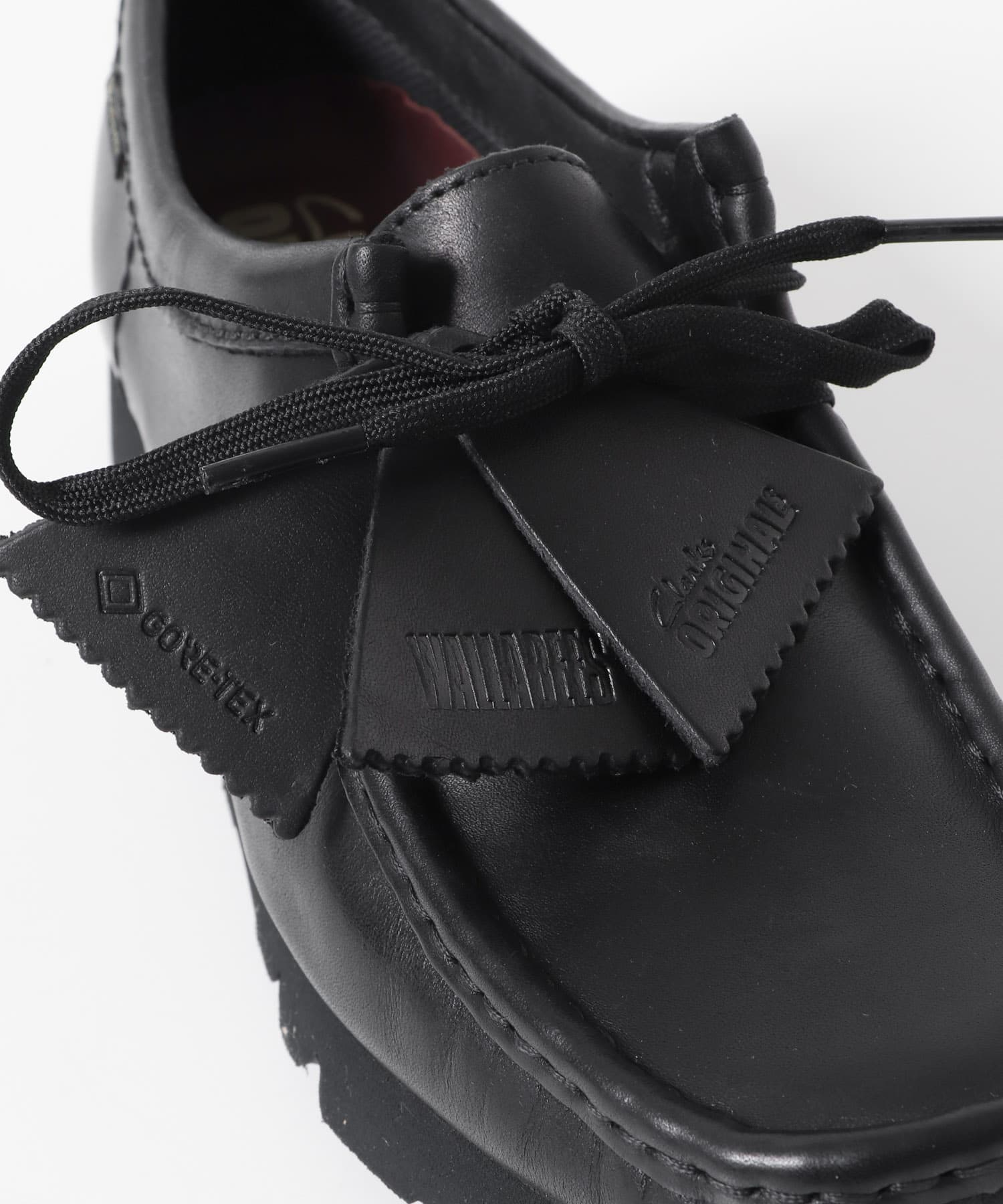 Clarks　Wallabee GTX Black Lea 4.5