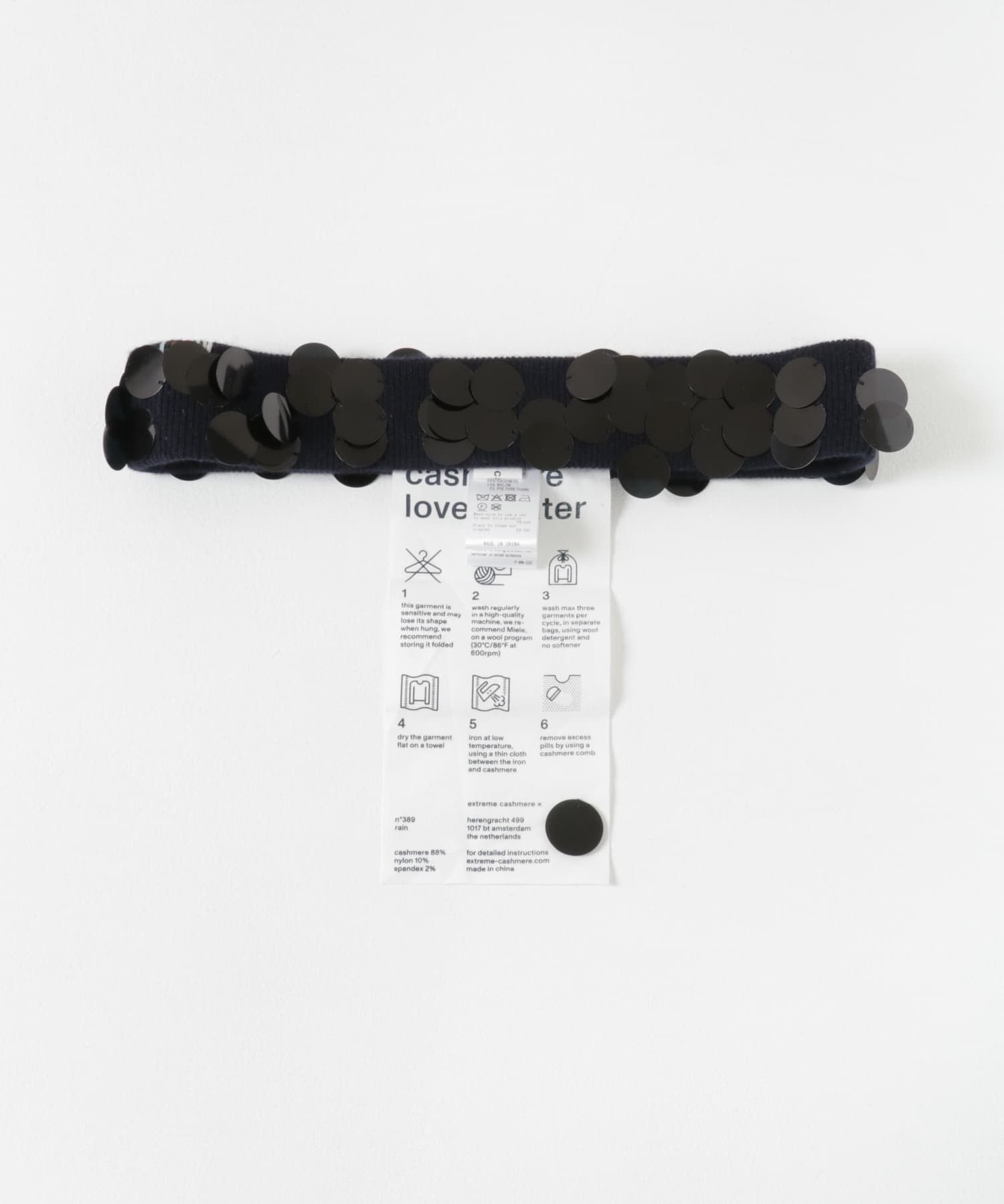 Extreme Cashmere　rain sequin -