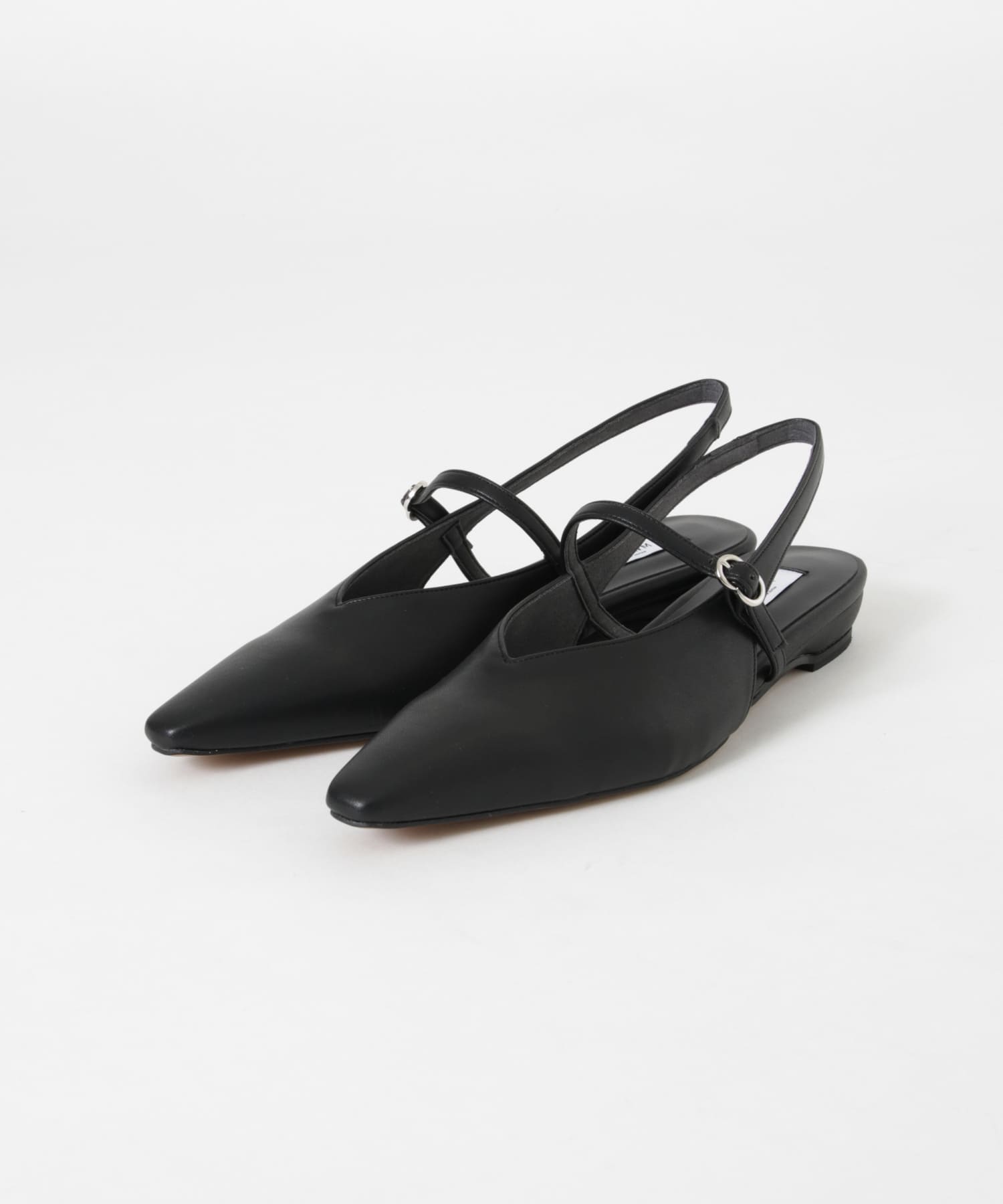 『別注』 MILLIWM×URBANR　Vカットスリングバッグパンプス ブラック 36