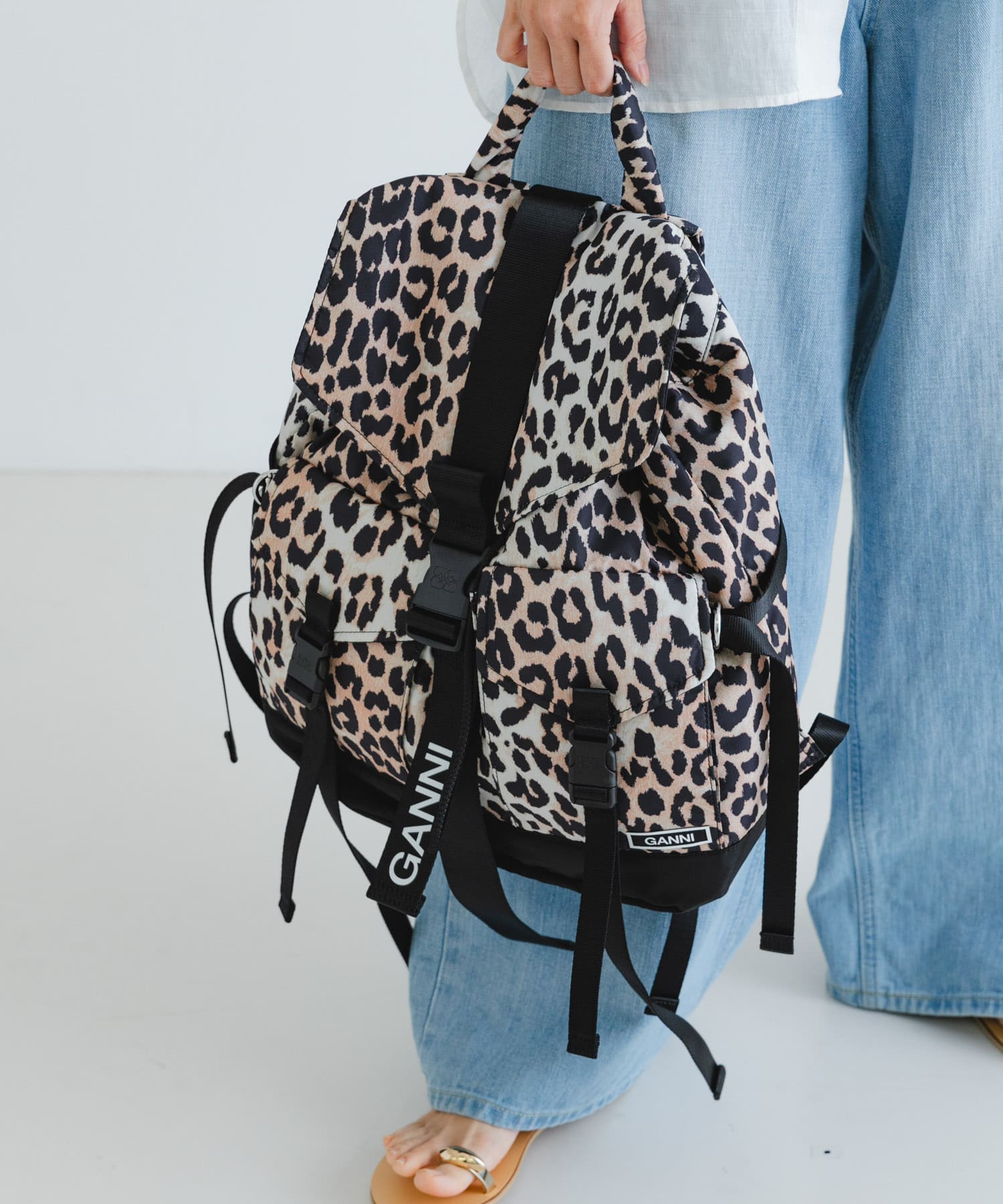 GANNI　Recycled Tech Backpack P