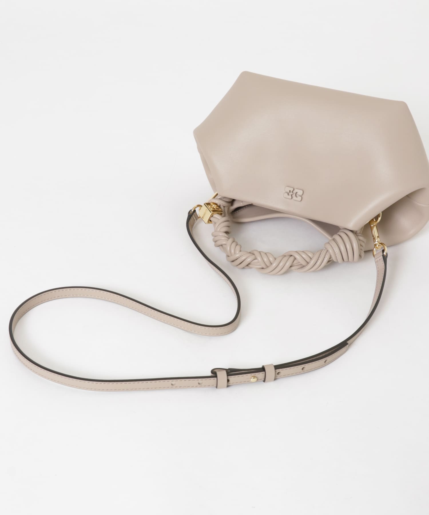 GANNI　Bou Bag Small OysterGray -